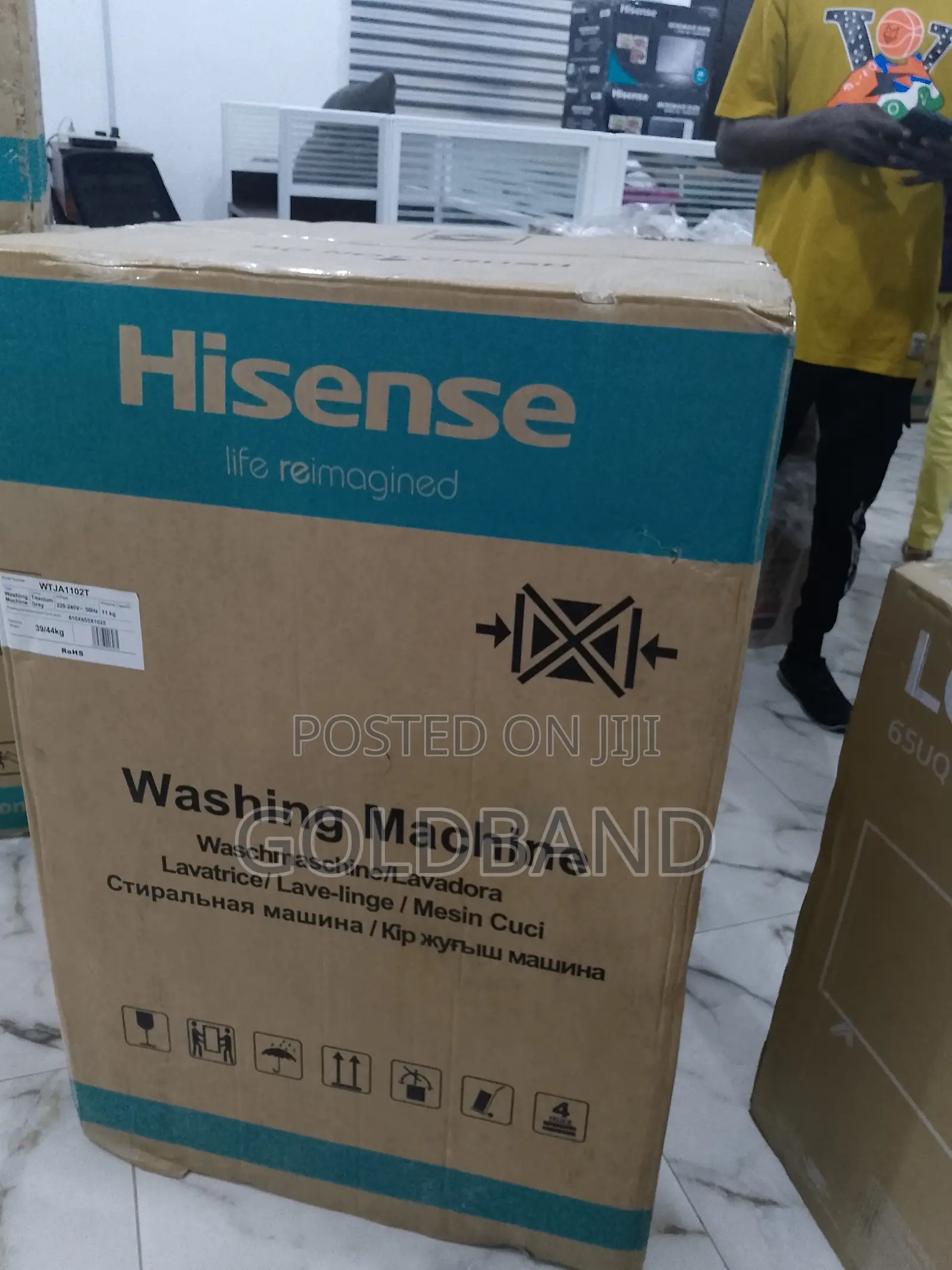 Advanced Hisense Washing Machine "Wjta1102t"