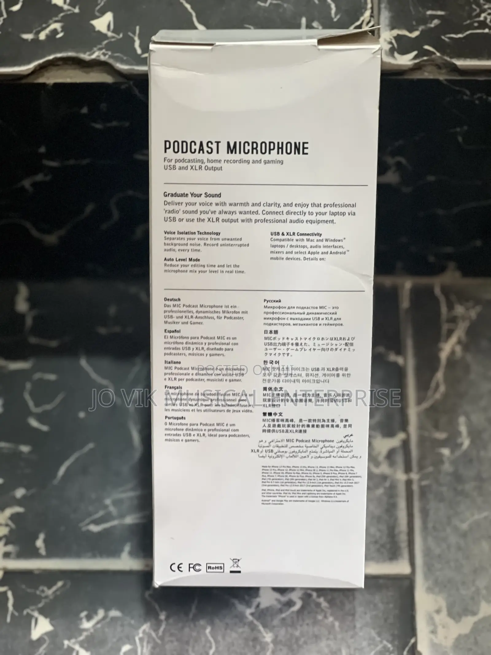 PODCAST MICROPHONE Shure Sh-8000