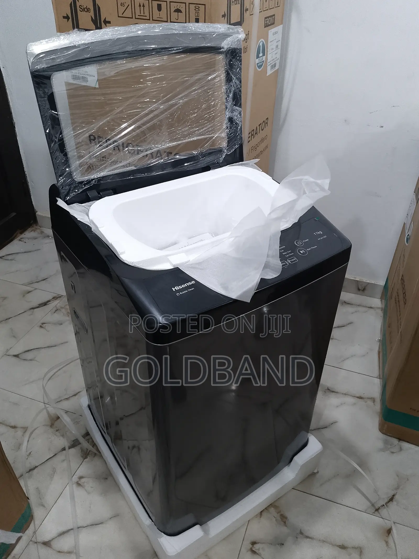 Smart Advanced Hisense Washing Machine "Wtja1102t"