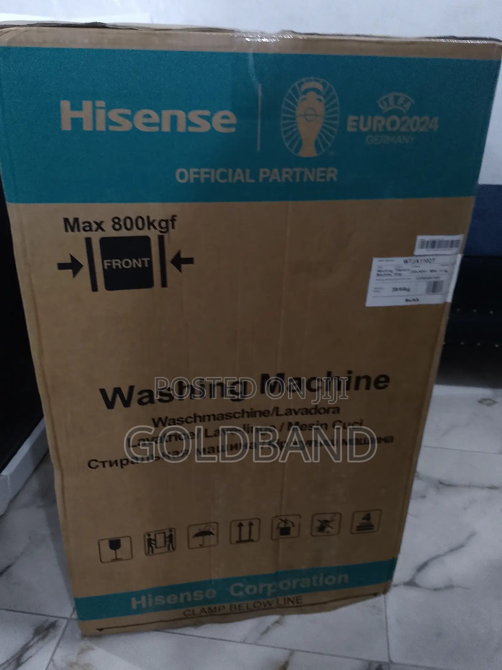 Smart Advanced Hisense Washing Machine "Wtja1102t"