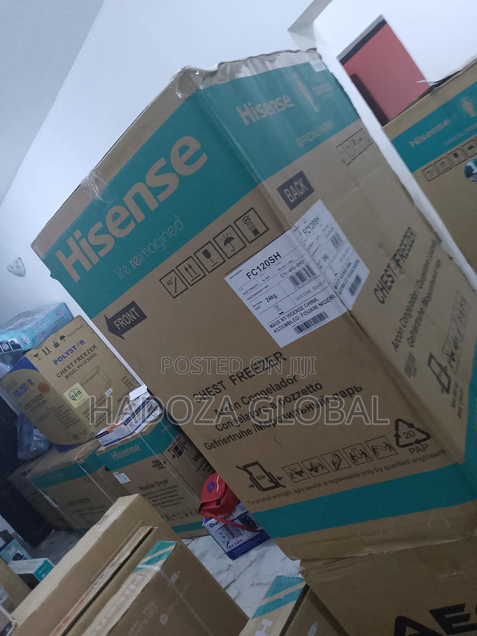 New-in Affordable Hisense FC120SH Chest Freezer