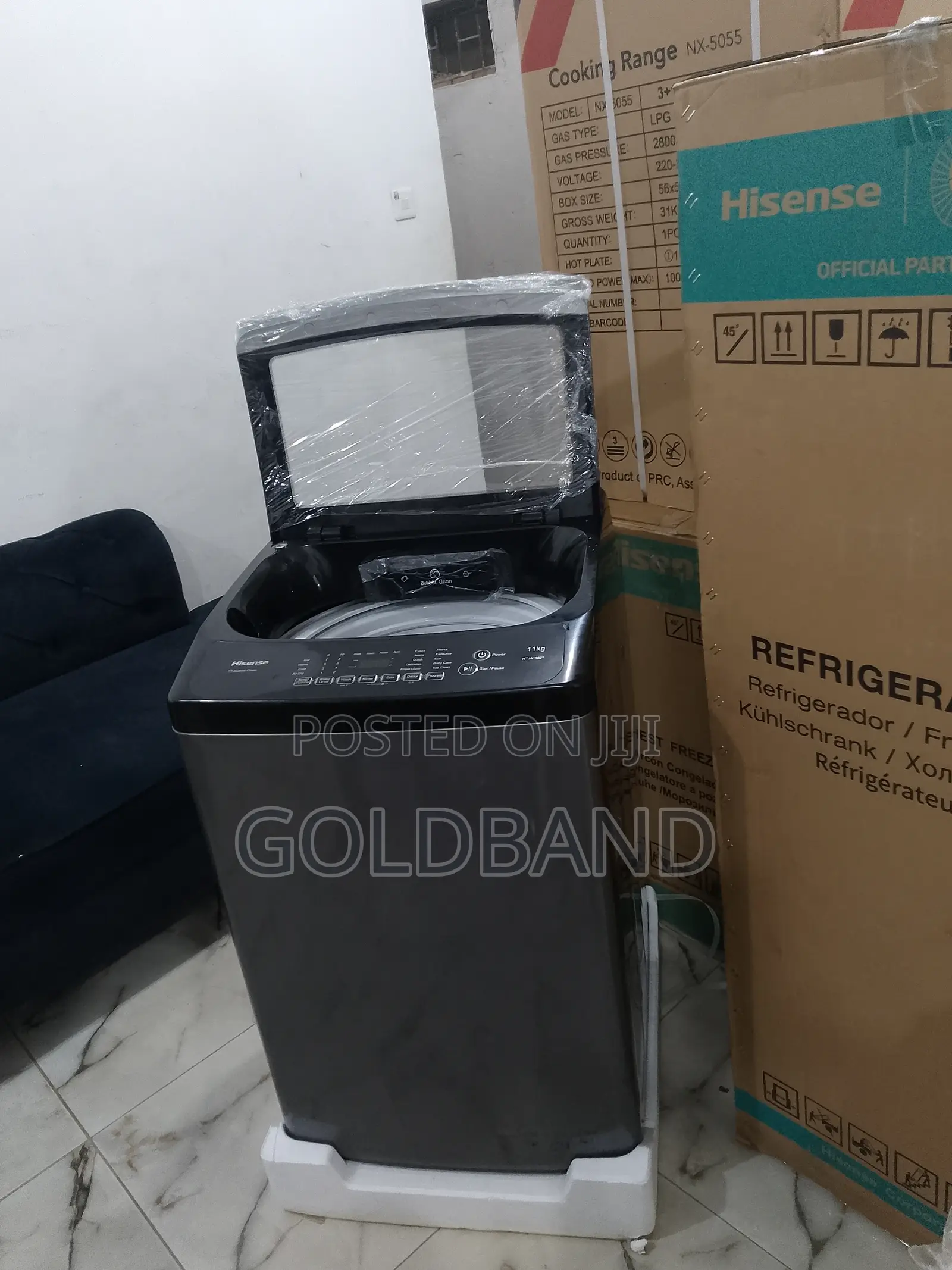 New Modern Hisense Washing Machine "Wtja1102t"