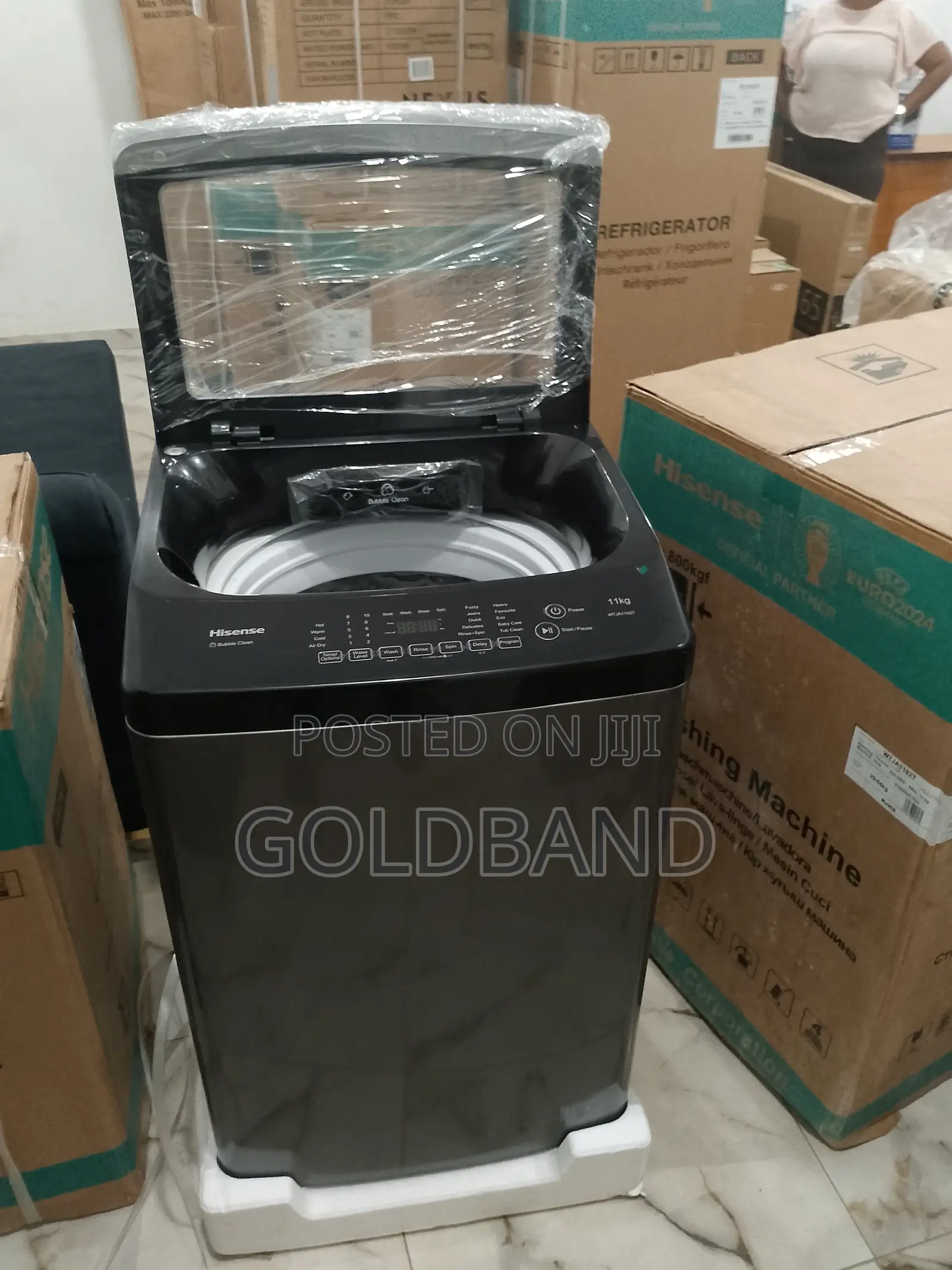 Strongest 11kg Hisense Washing Machine "Wtja1102t"