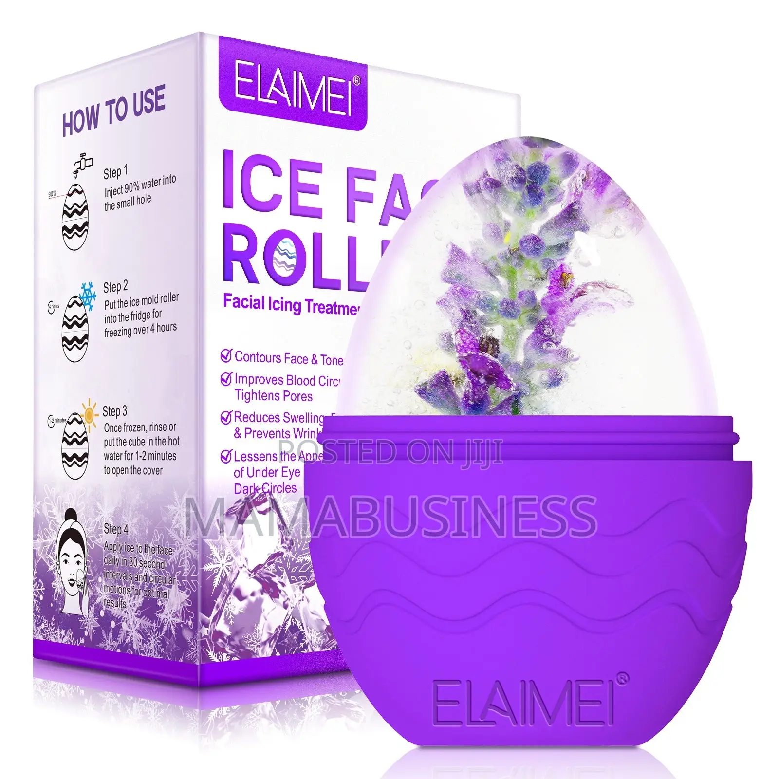 ELAIME Ice Face Roller Complete Facial Icing Treatment