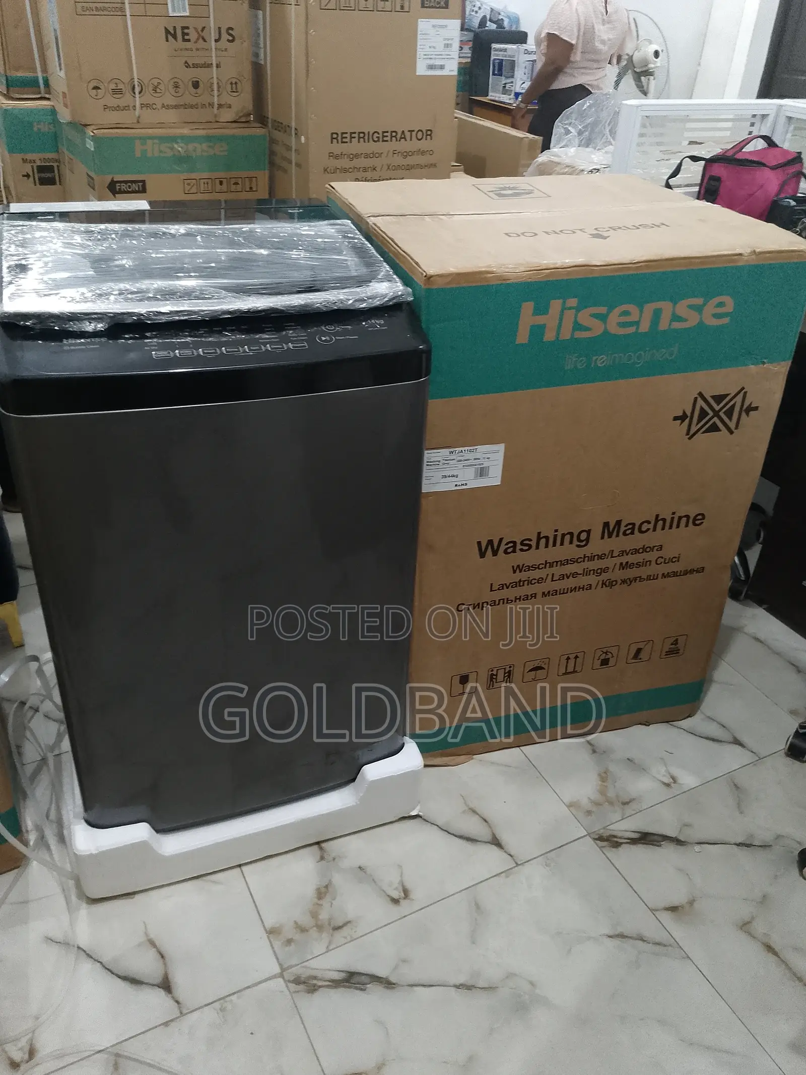 Best Selling 11kg Hisense Washing Machine "Wtja1102t"