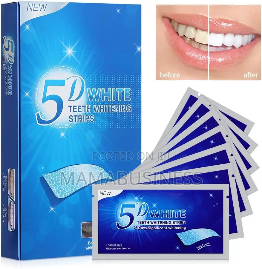 New 5D White Teeth Whitening Strips-7pcs