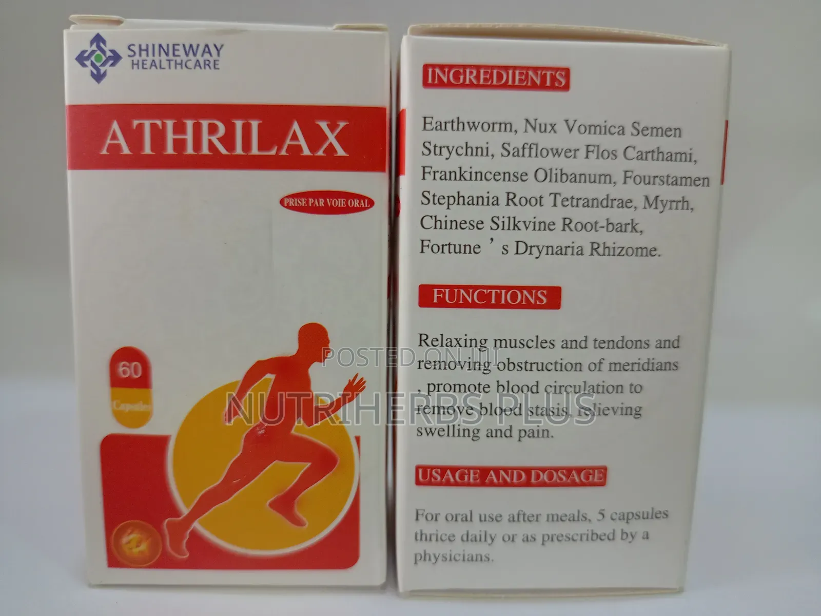Shineway Athrilax Caps:To Treat Arthritis, Joint, Body Pain