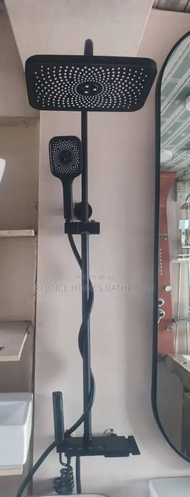 Quality Black Piano Square Shower
