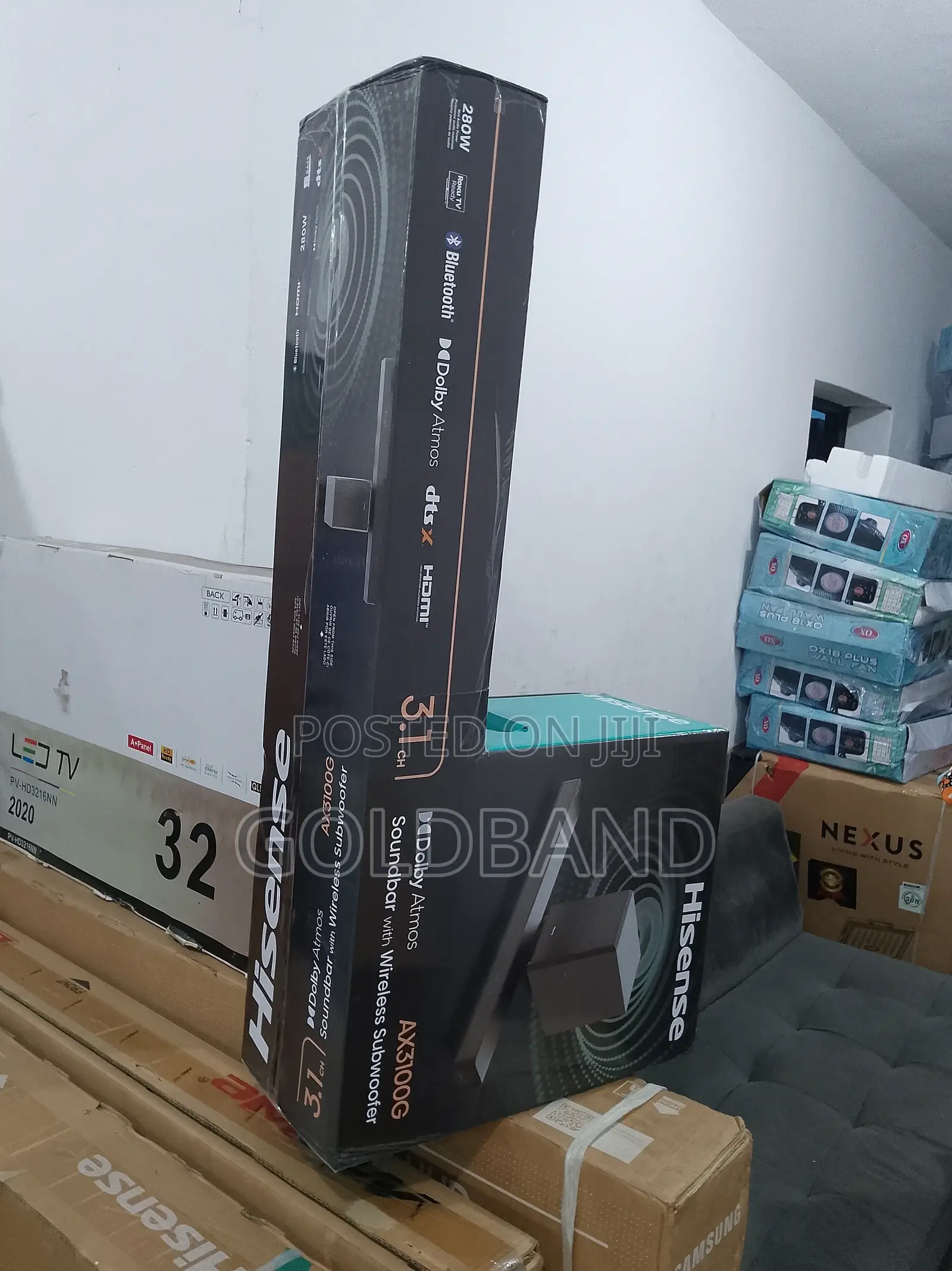 Highly Efficient 280W Hisense Sound Bar ''Ax3100g''