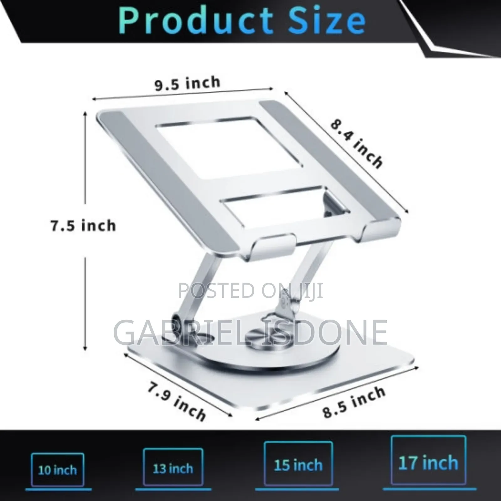 Laptop Stands, Fits Macbook 10 15 17 Inches Holder Desk Nd