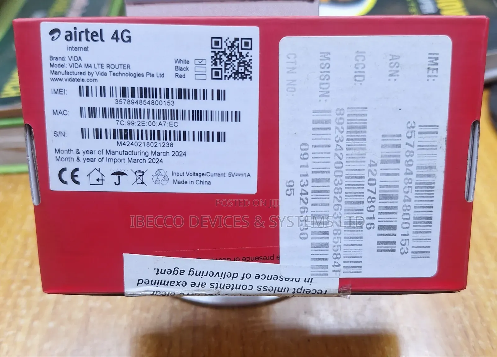 Airtel 4G Pocket Wifi