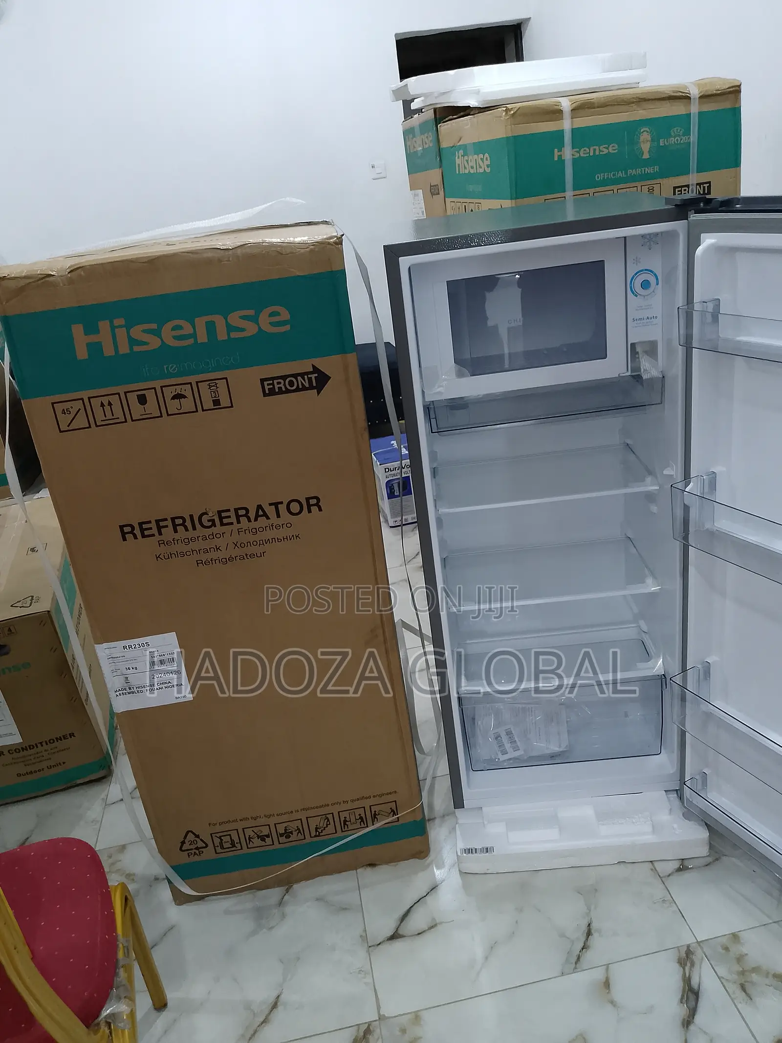 Affordable Hisense Single Door Refrigerator 176L Neww