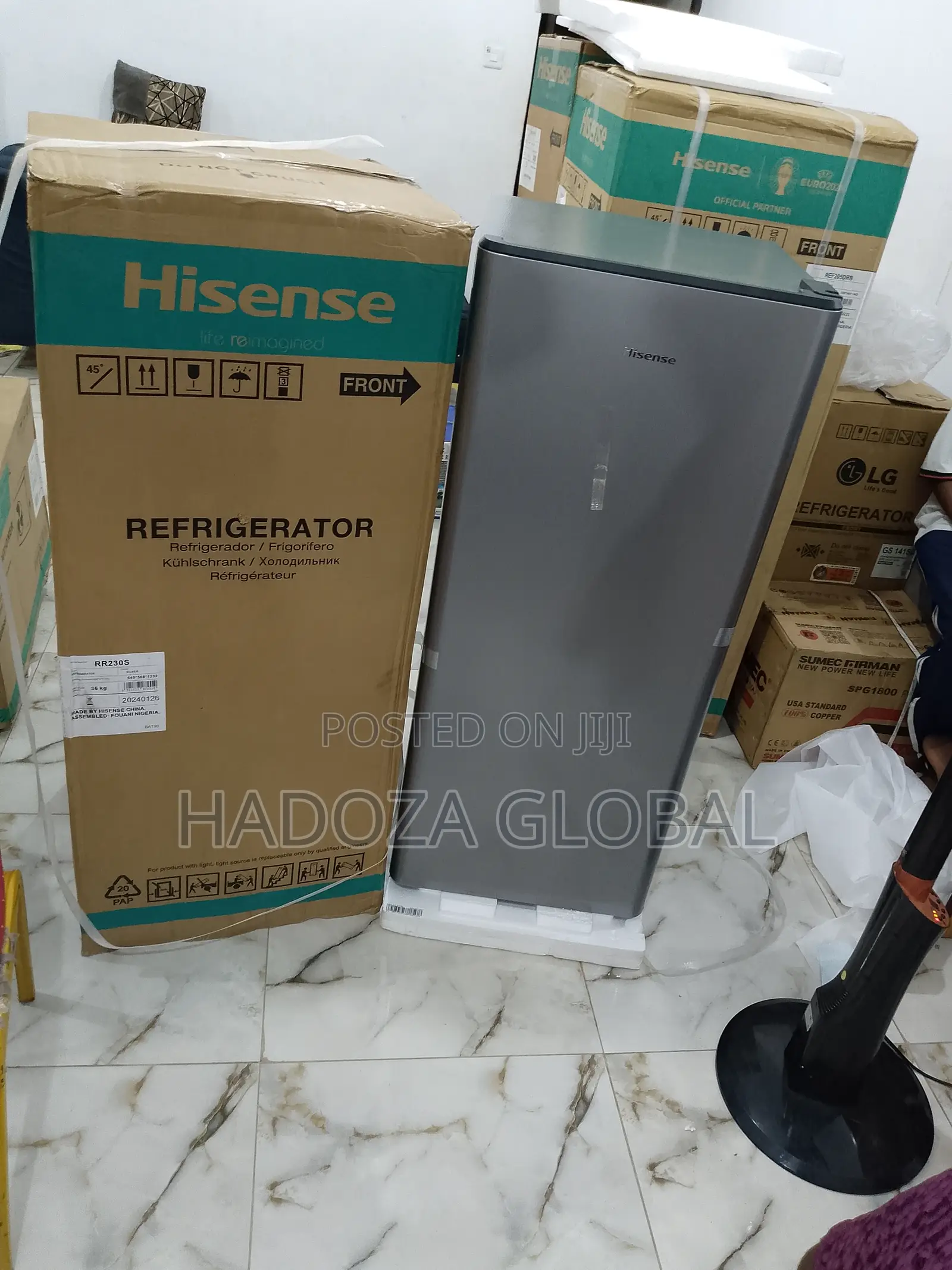 Fast Selling Hisense Single Door 176L Brand New