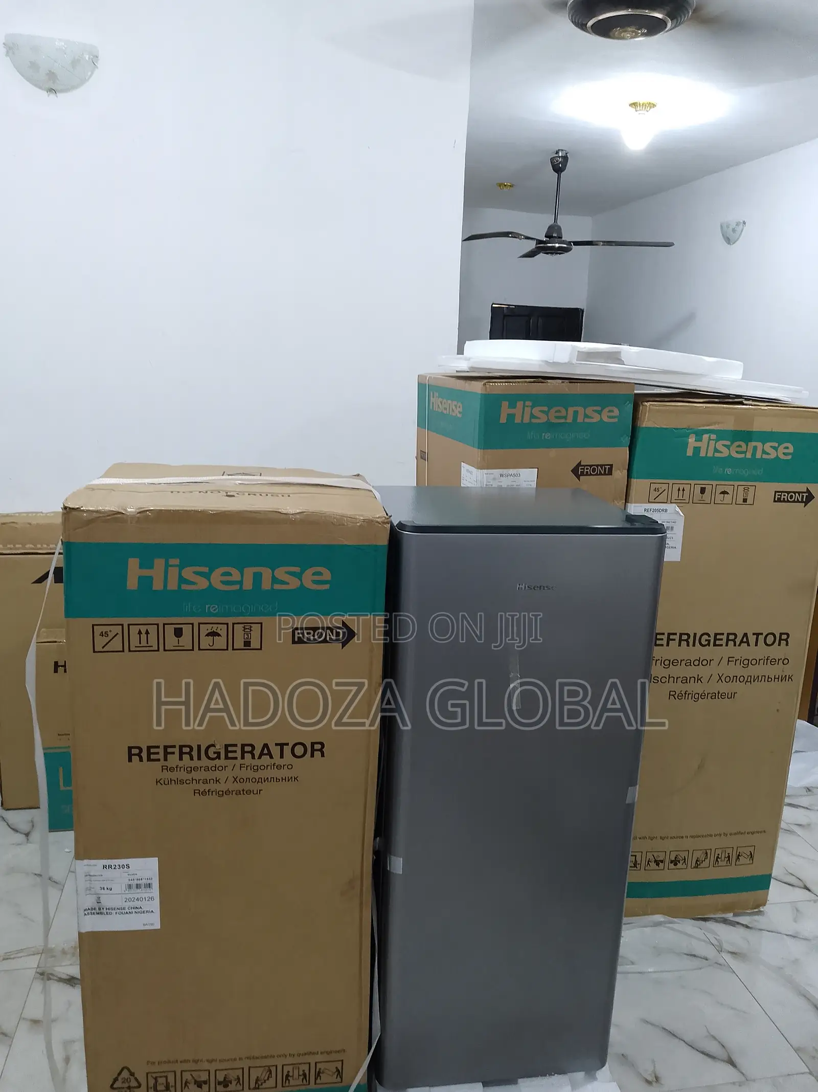 High Quality Hisense 176L Single Door Refrigerator -New