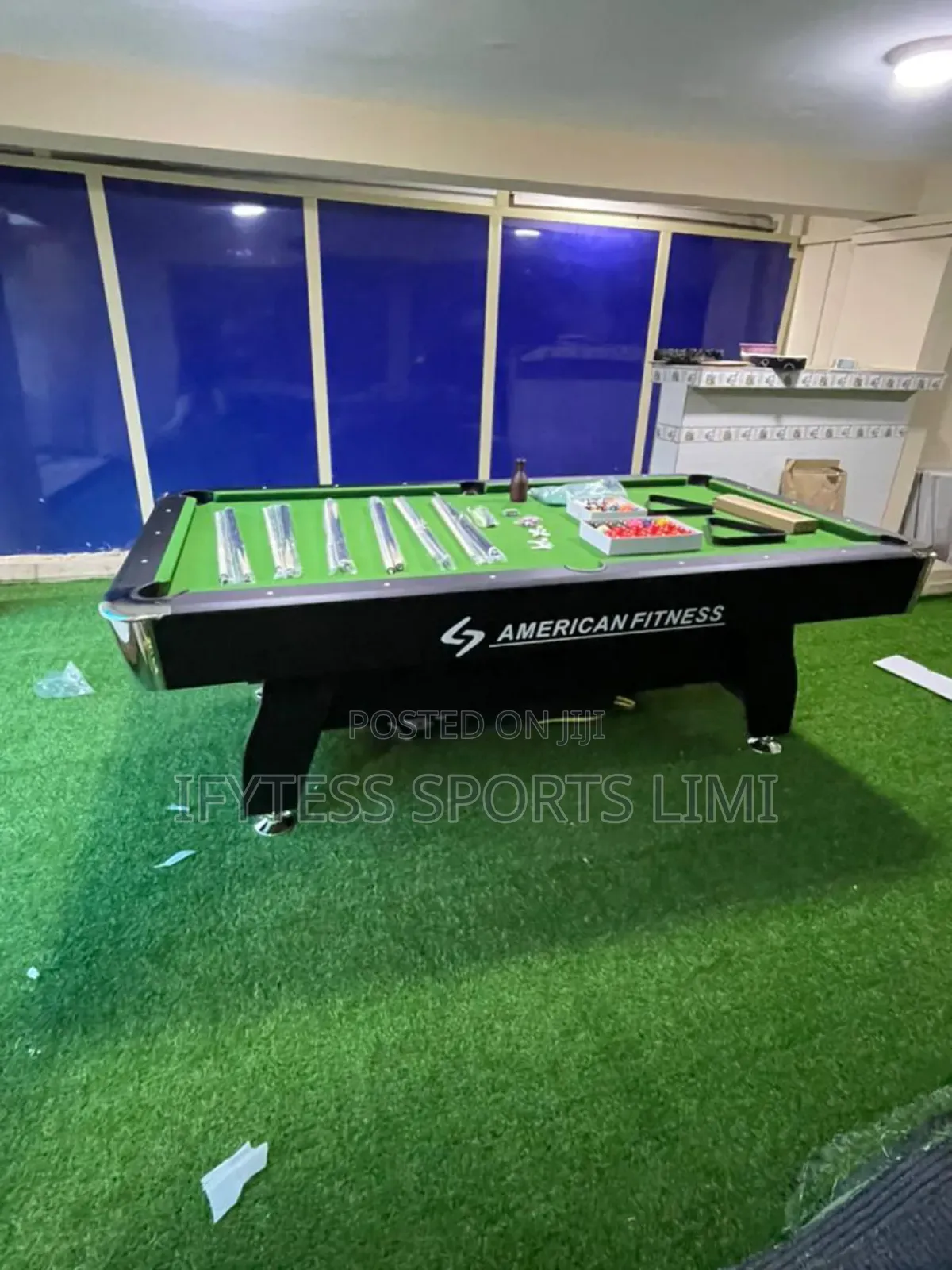 American Fitness Foreign 8ft Snooker With Double Accessories