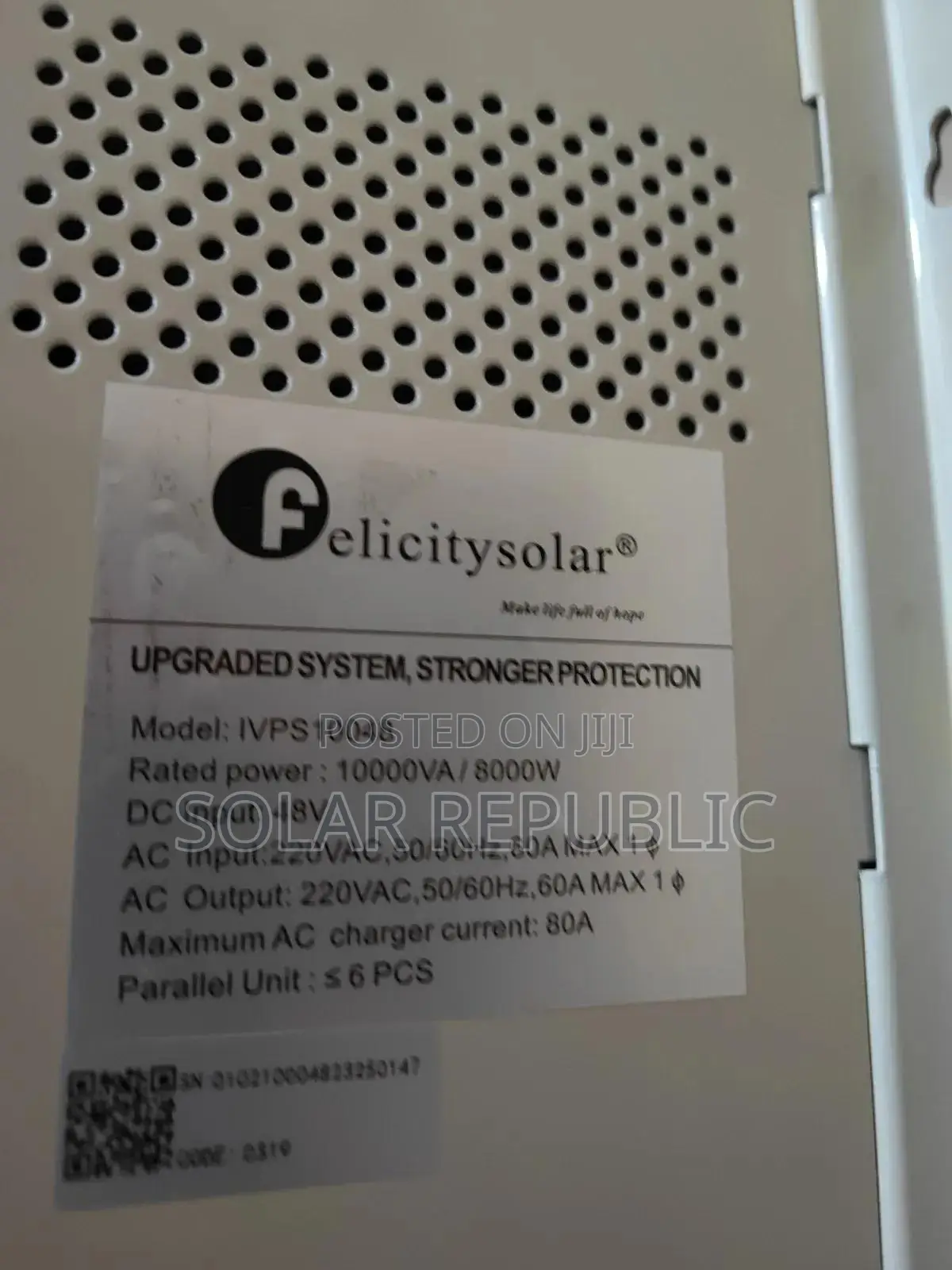 10kva 48v Felicity Inverter Ivps