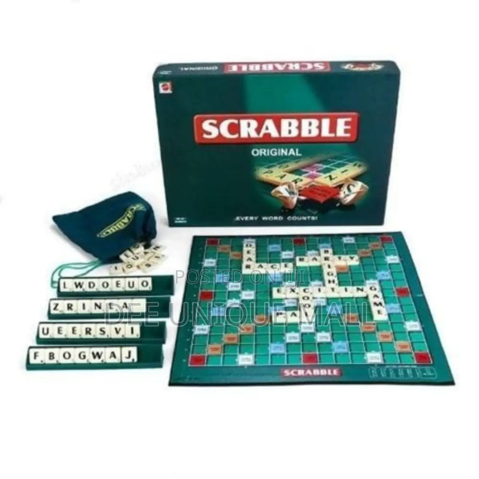 Scrabble Board Games for Kids and Adults. Biggest Size