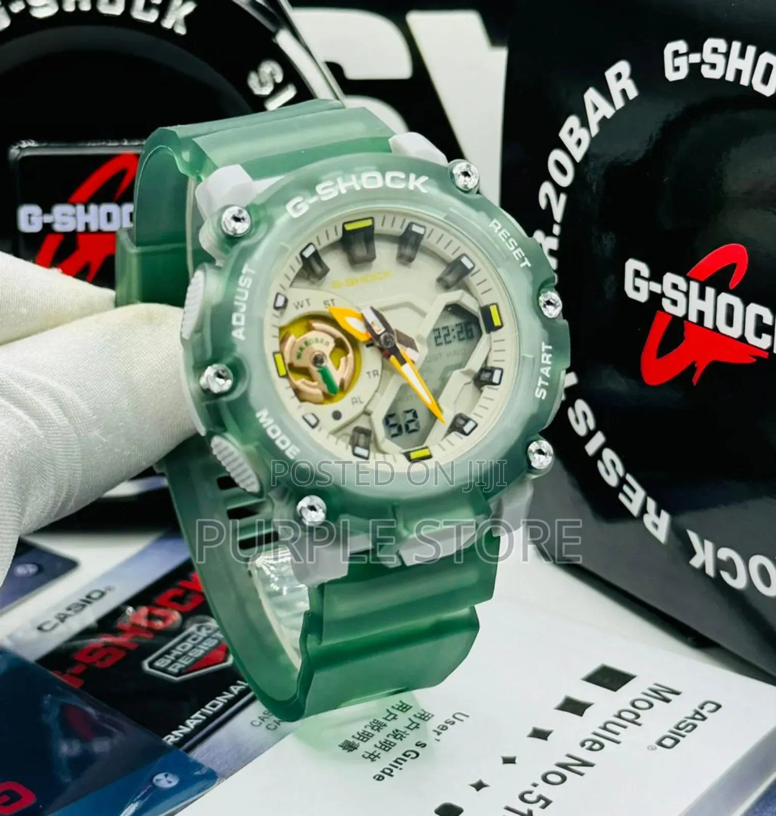 Gshock GMT Dual Time Men's Wristwatch