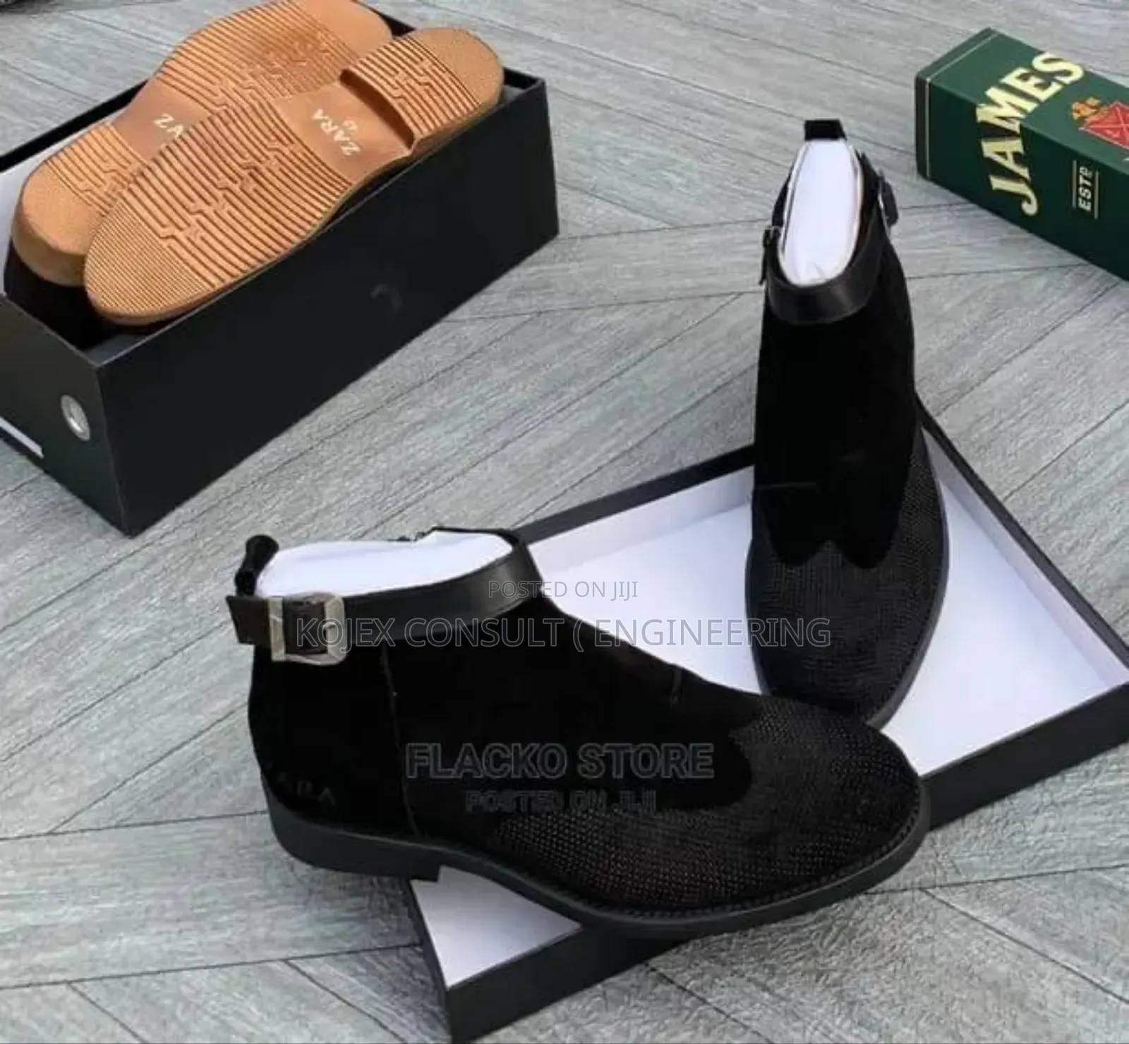 Original Zara Suede Chelsea Boots