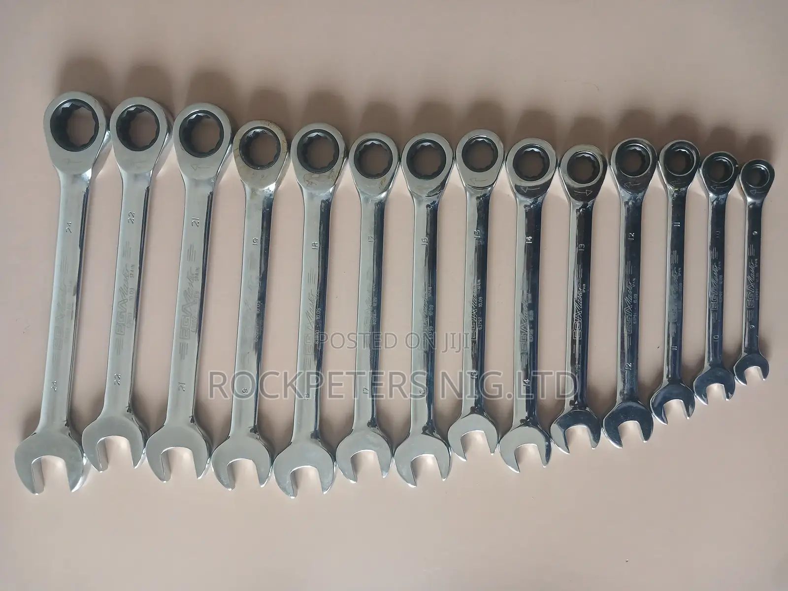 EGAMASTER Classicgear Combination RATCHET SET 9-24mm