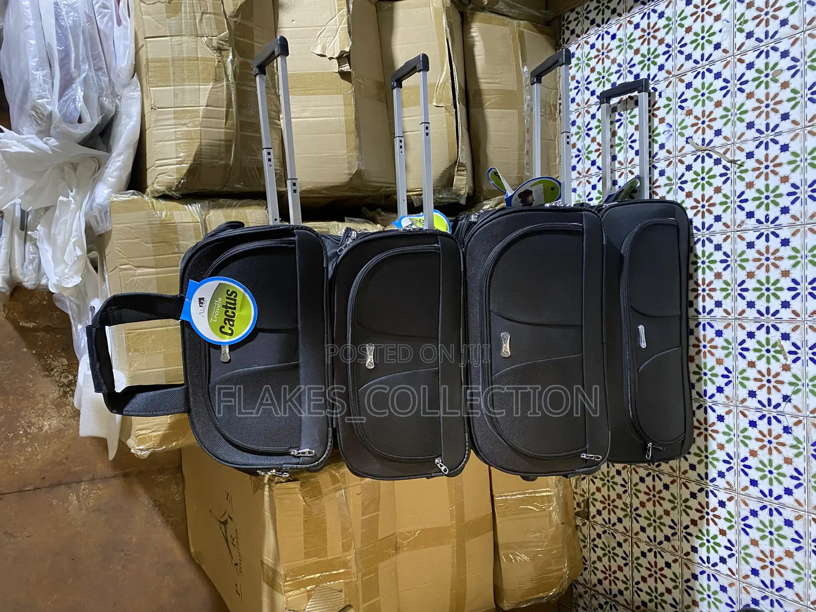 Set of 4 Travelbag With Trolley and Wheels