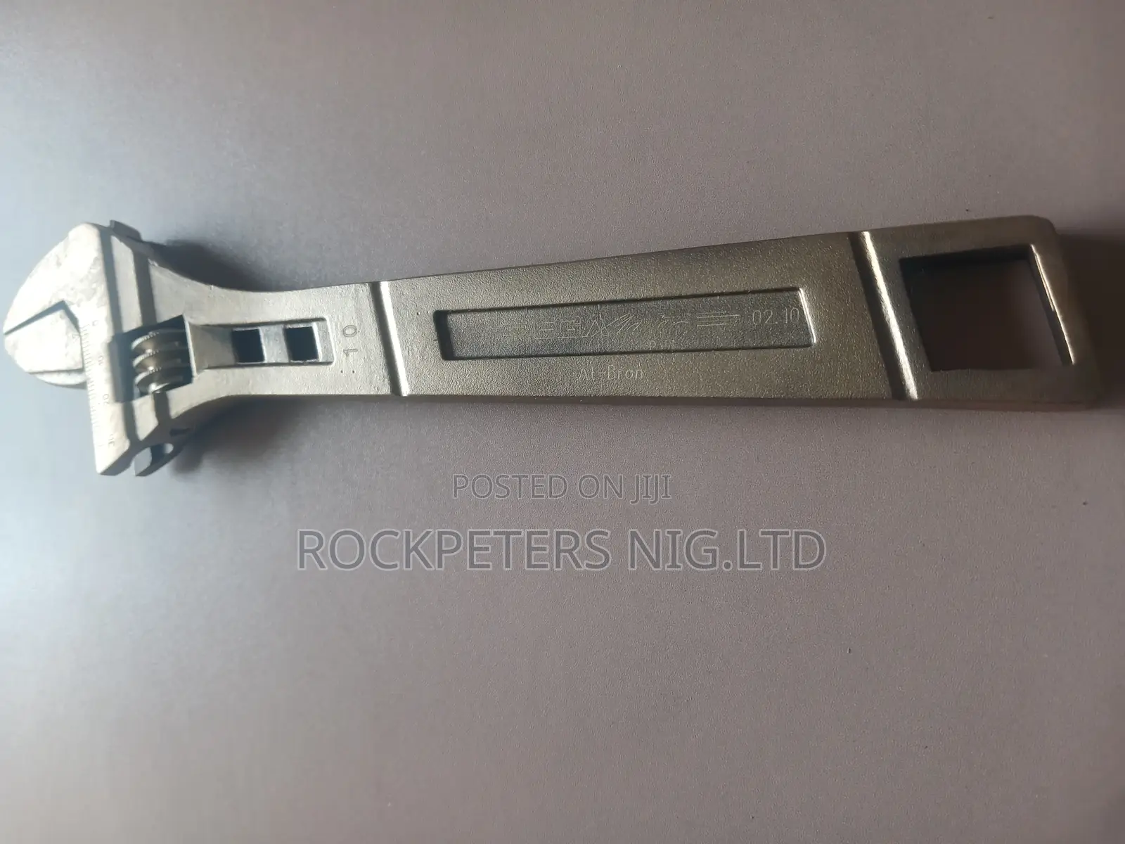 EGAMASTER 71453 Adjustable Wrench 10" Non Sparking Al-Bron