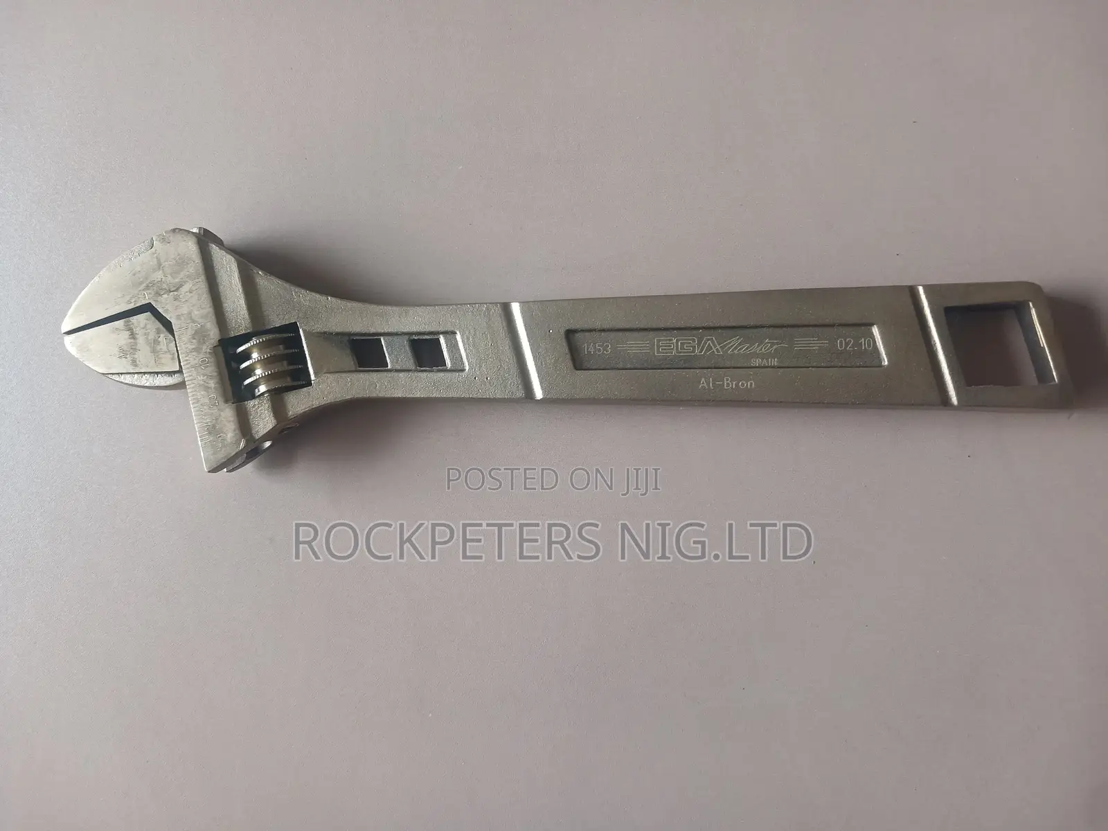 EGAMASTER 71453 Adjustable Wrench 10" Non Sparking Al-Bron