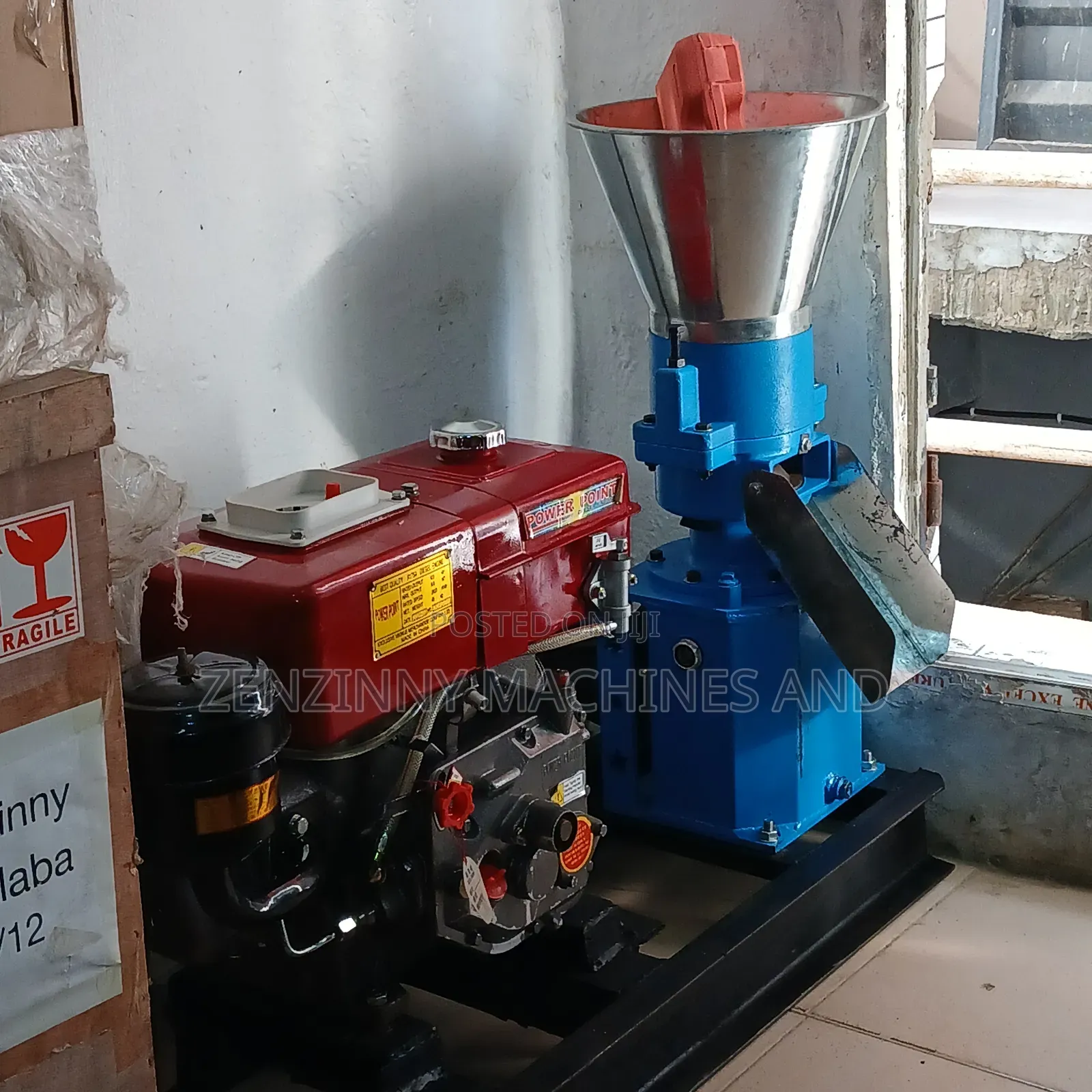 Pellet Machine With 3 Roller 150kg/Hour