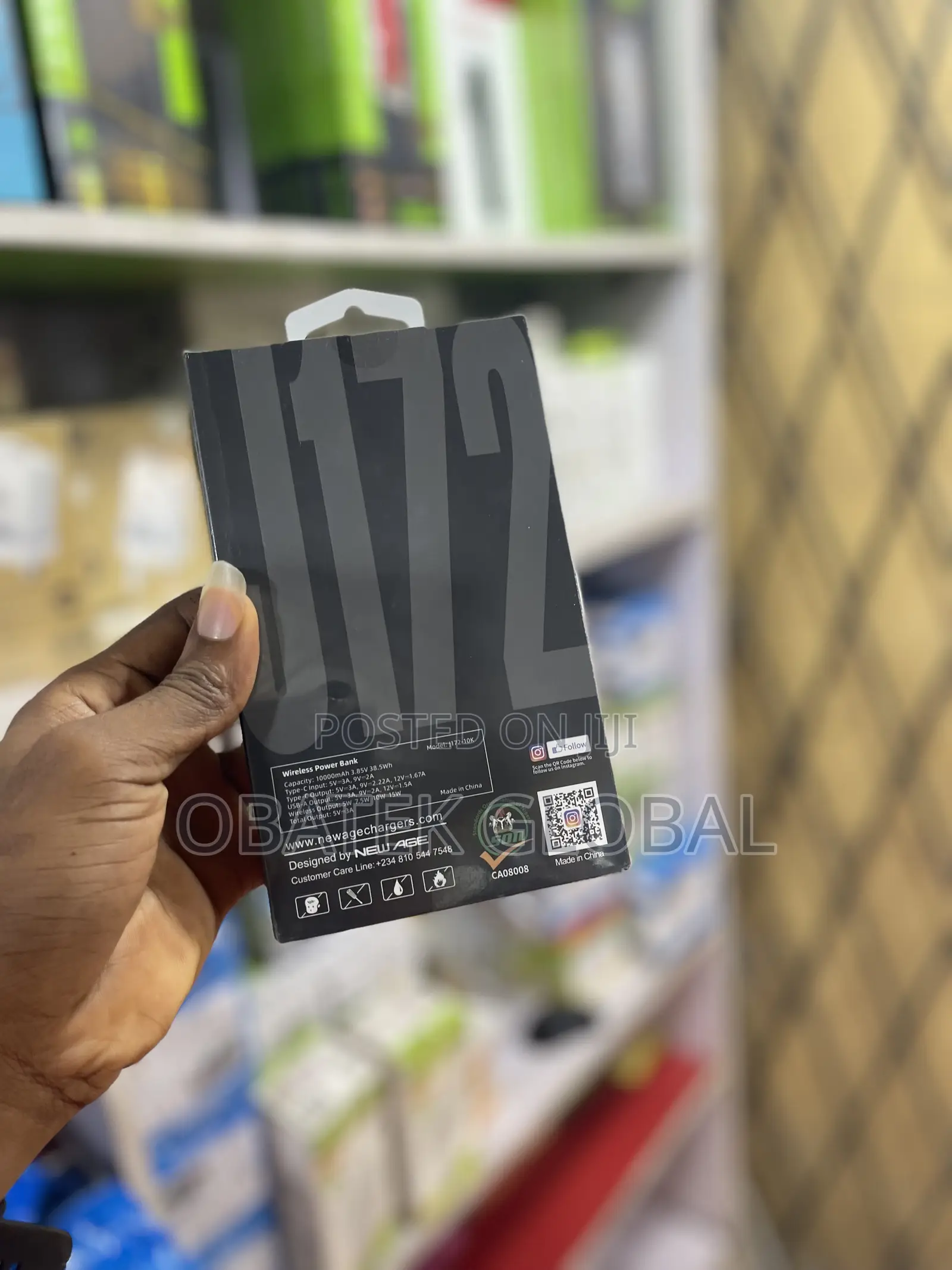 New Age Magnetic Wireless Charging10000mah Power Bank