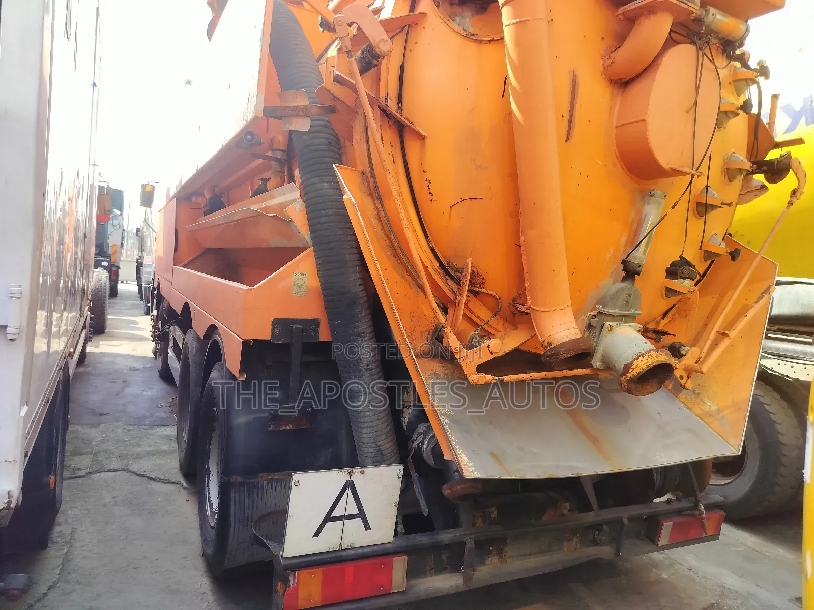 MAN Sewage Collector and Disposal Truck