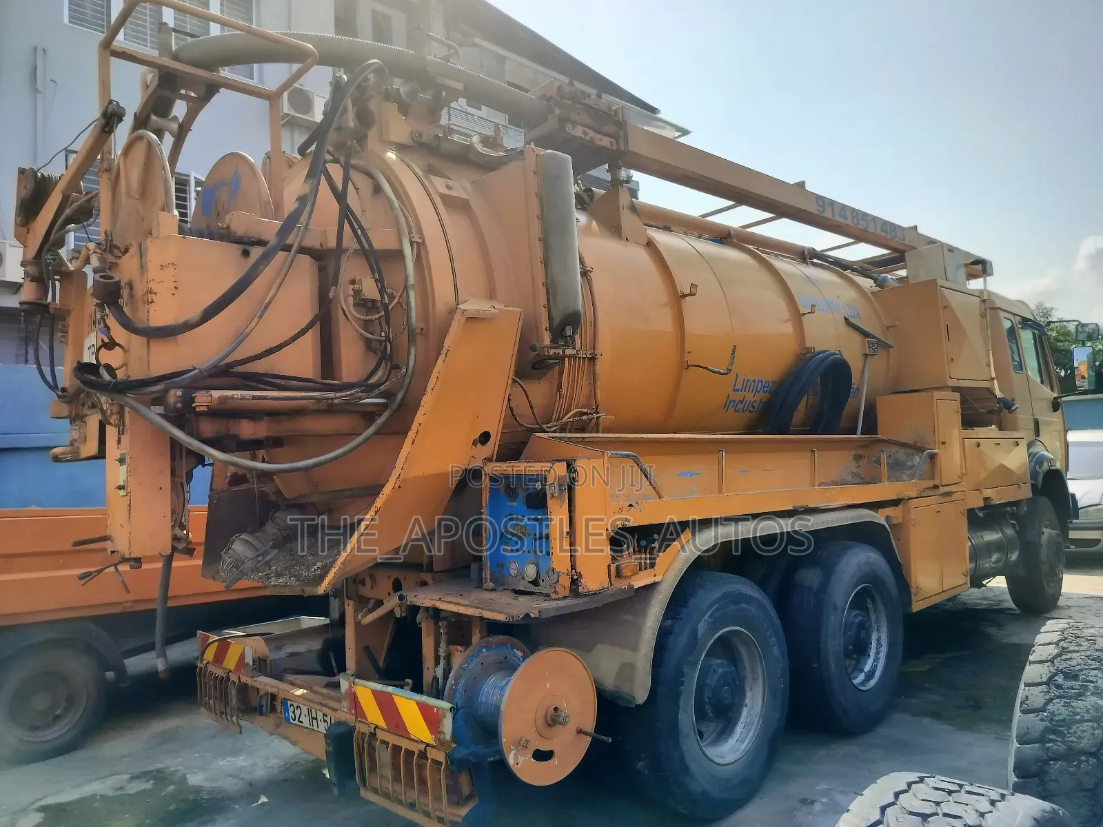 Mercedes Sewage Collector and Disposal Truck