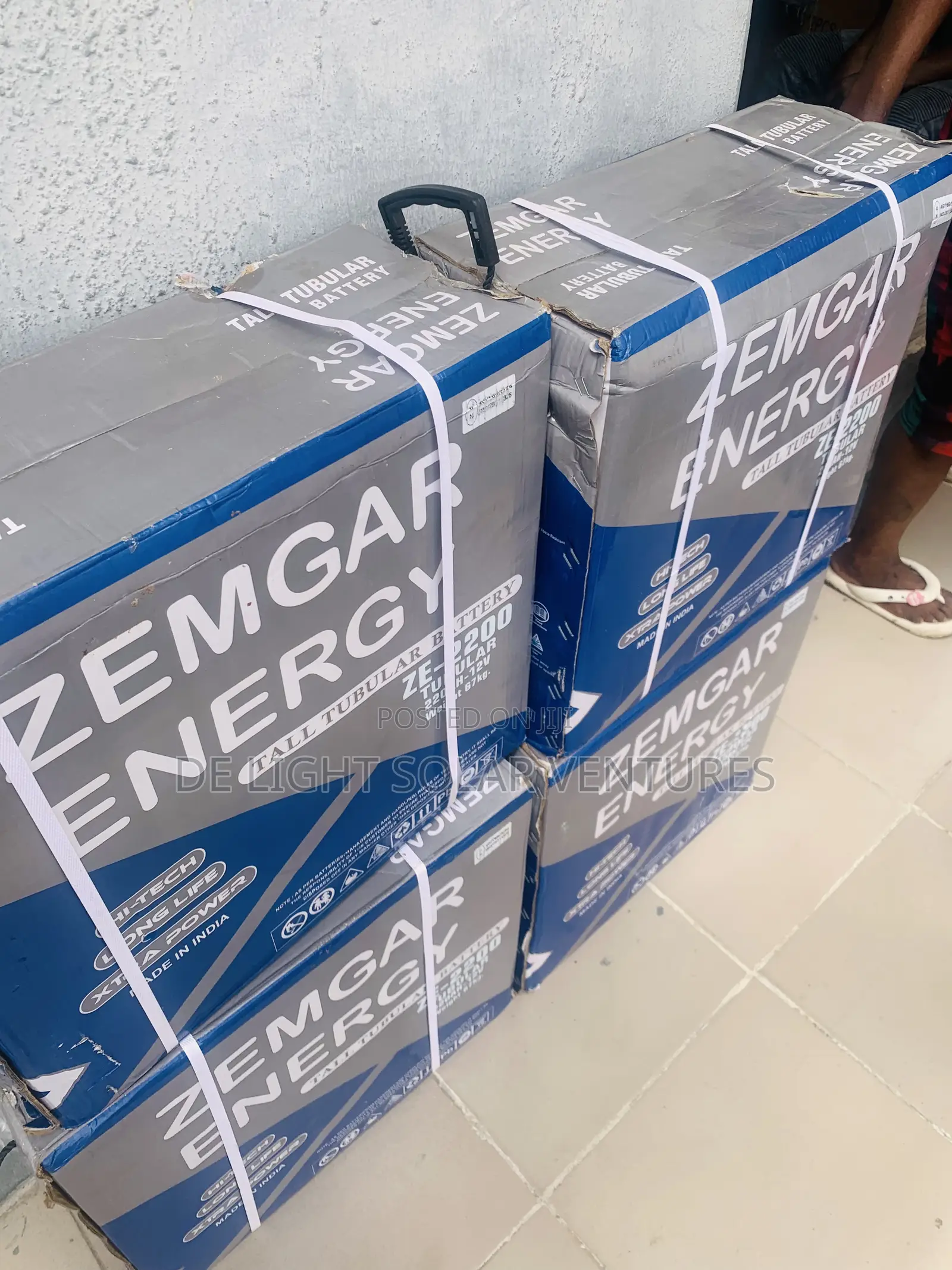 220ah Zemgar Energy Tall Tubular Battery