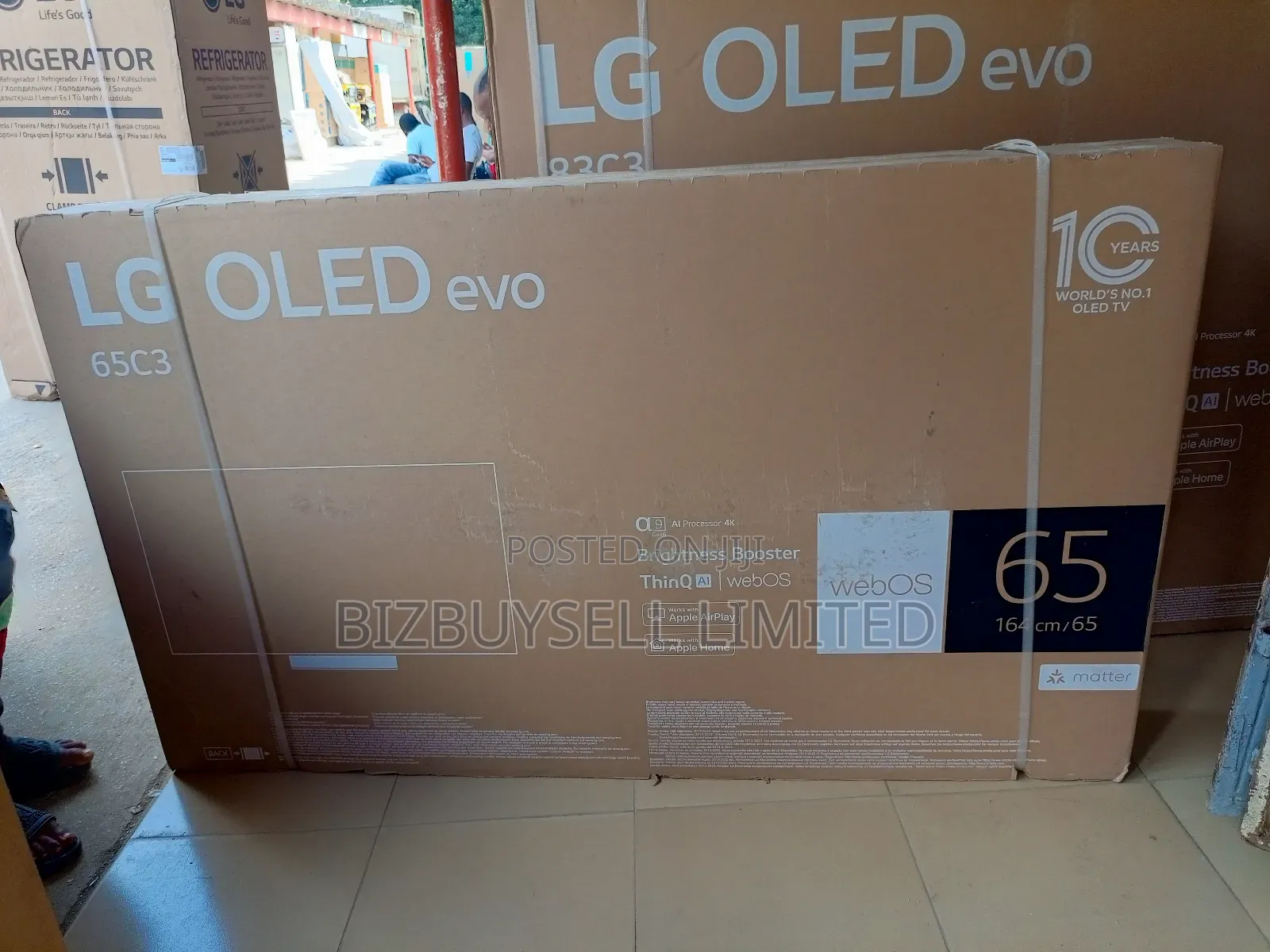 65" OLED Evo LG TV Set, 10years World's No1 OLED.