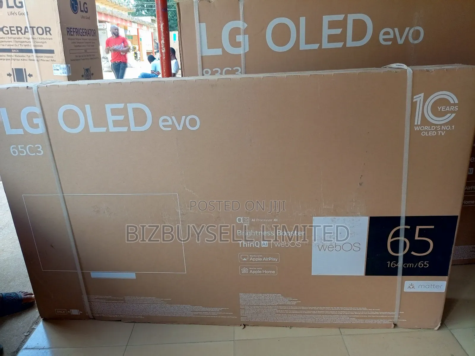65" OLED Evo LG TV Set, 10years World's No1 OLED.