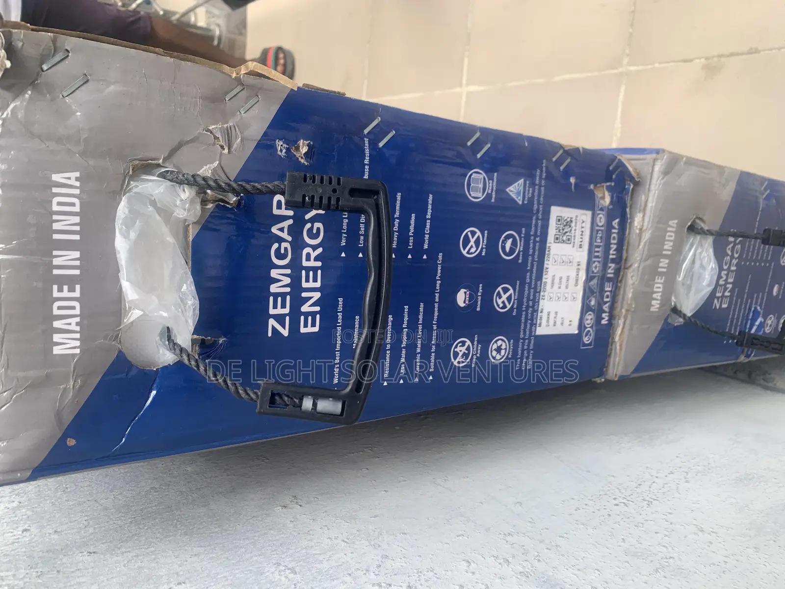 220ah Zemgar Energy Tall Tubular Battery