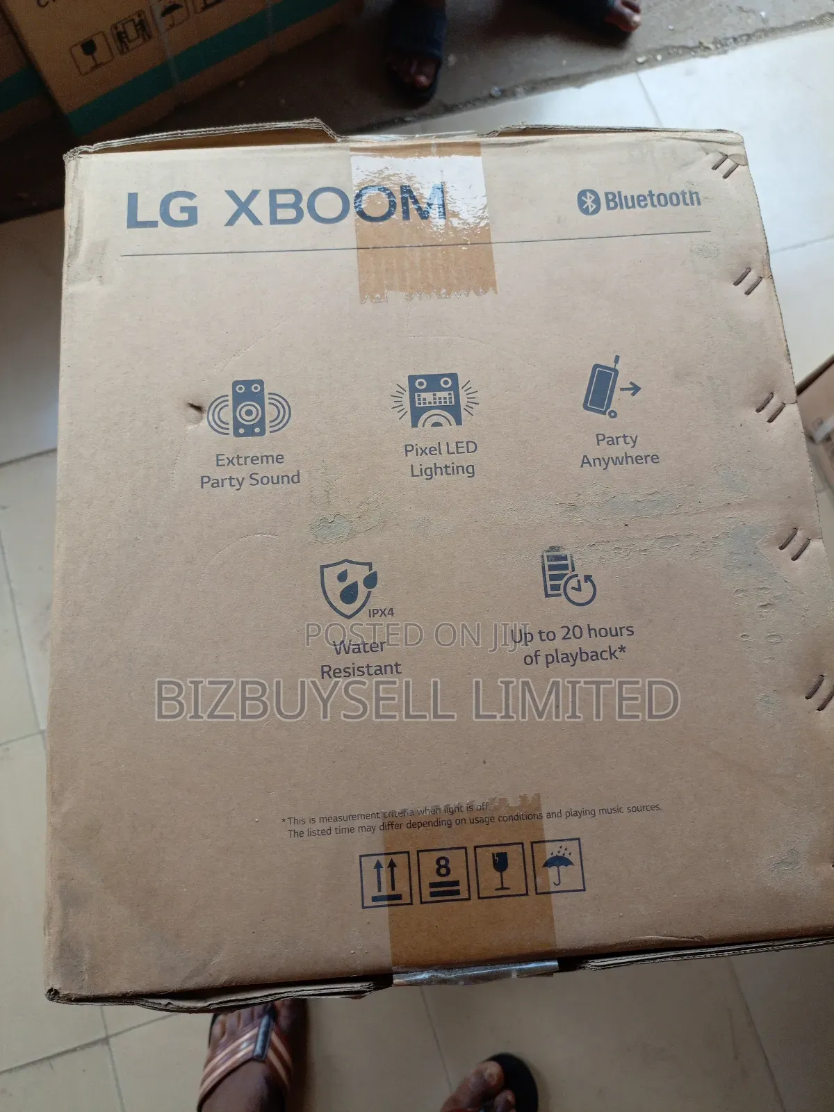 LG Exboom Wireless Portable Speaker, Water Resistant.