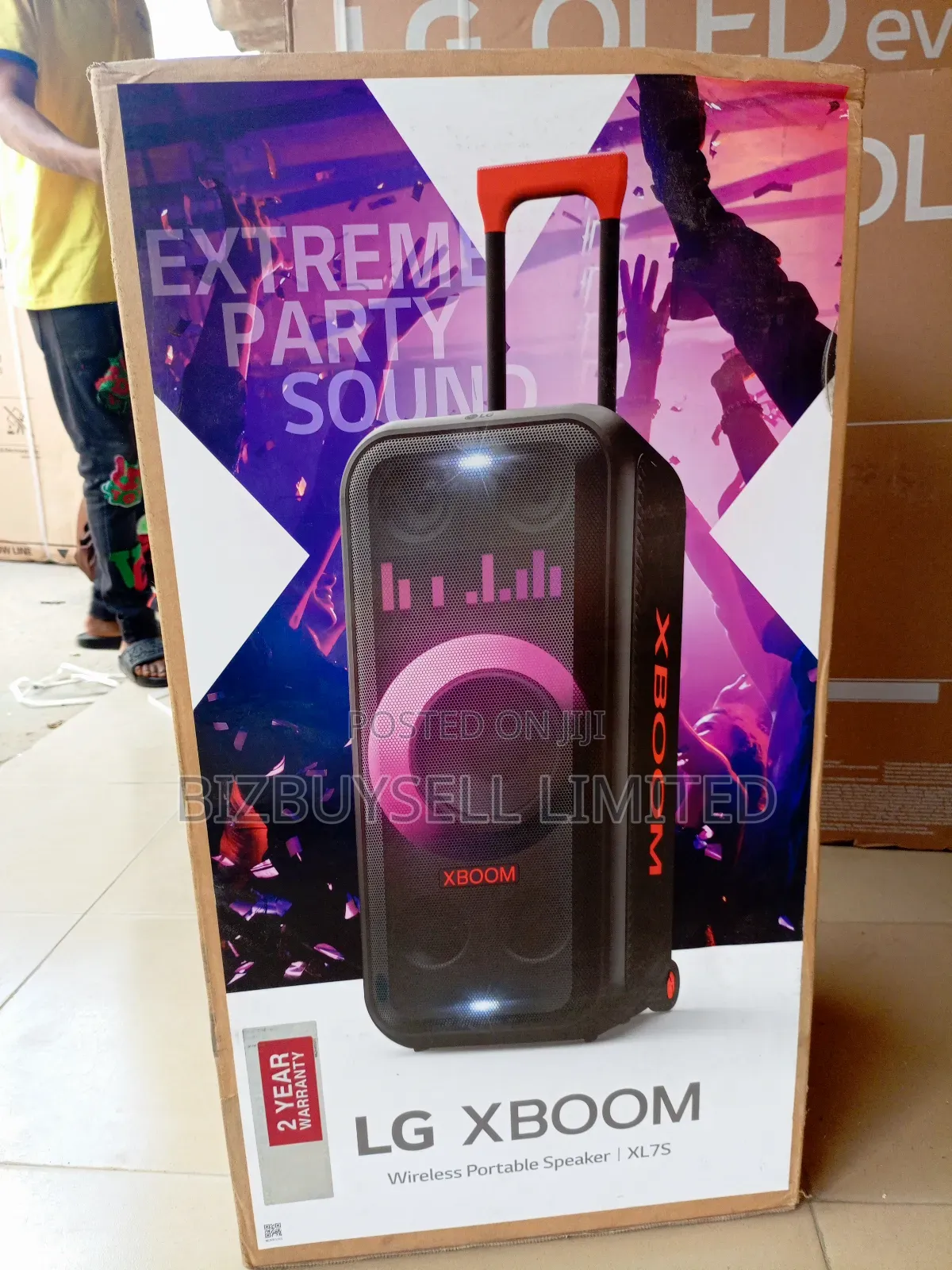 LG Exboom Wireless Portable Speaker, Water Resistant.