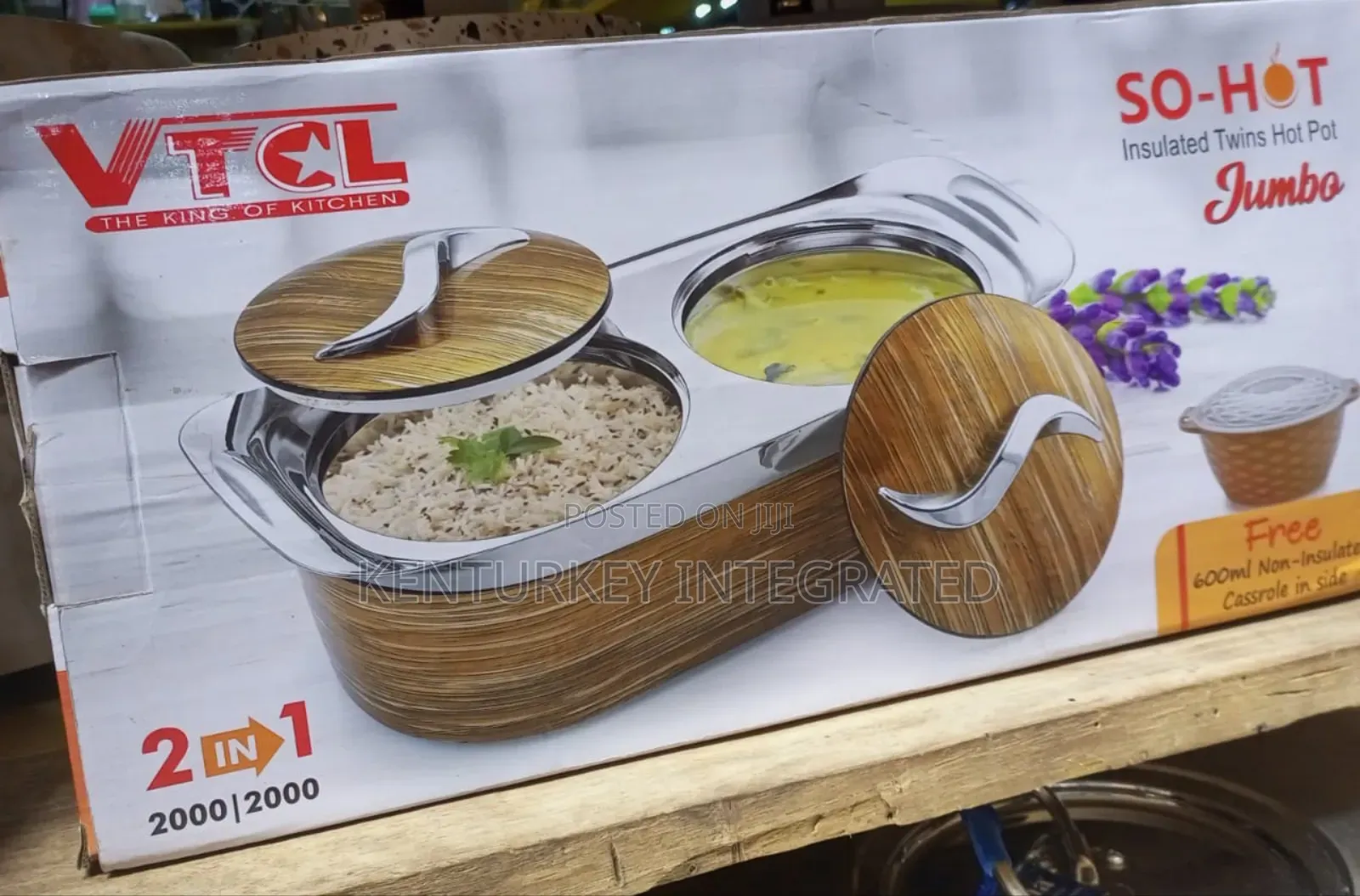 2-in-1 VTCL So Hot Insulated Twins Hot Pot Jumbo