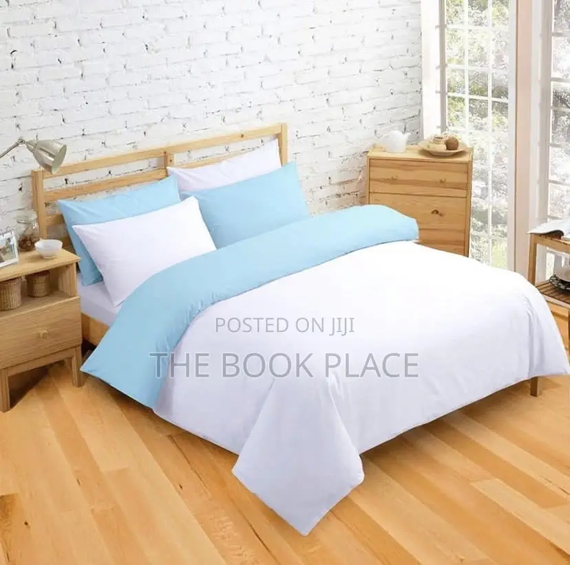 Blue/White Bedsheet and Duvet
