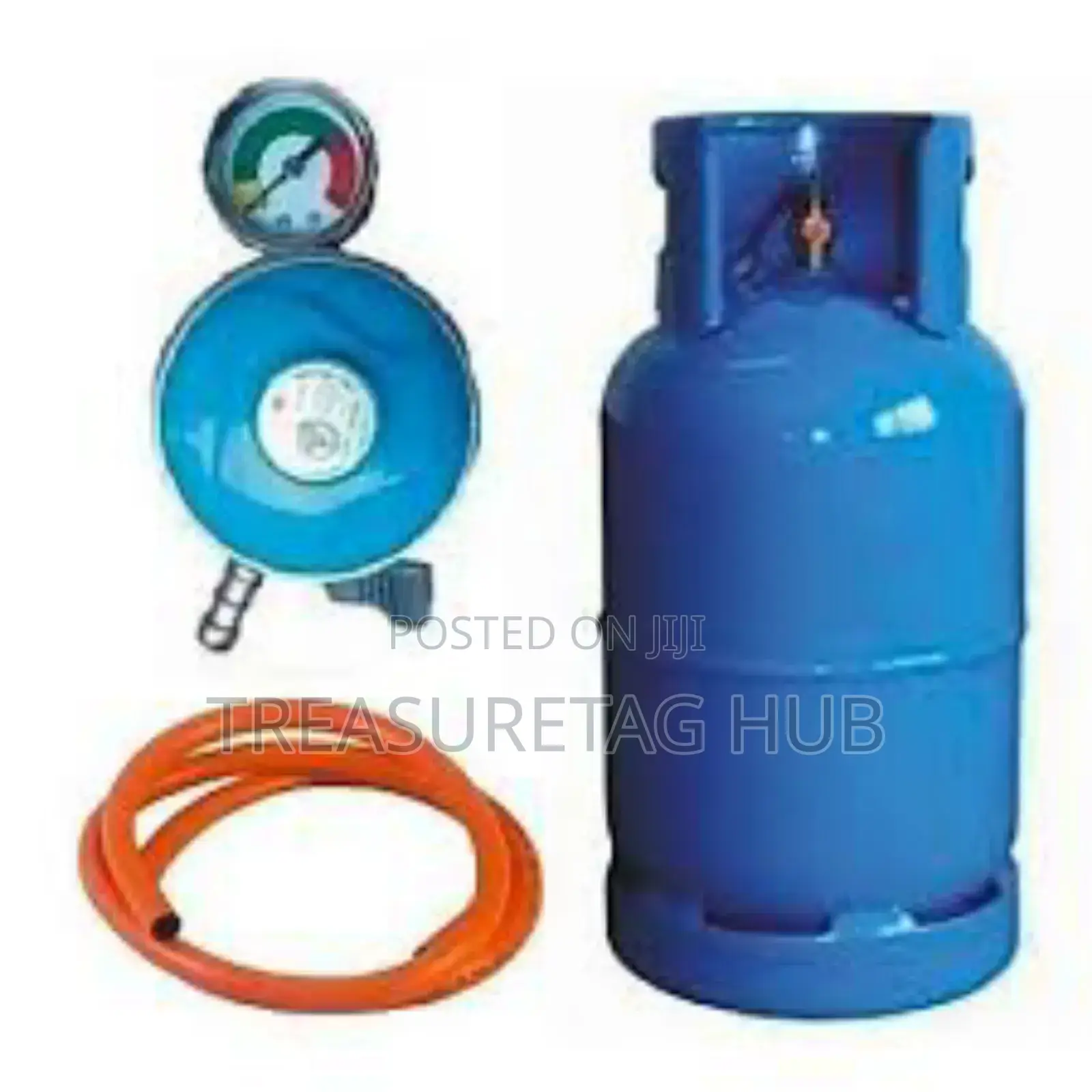 Gas Cylinder With Hose and Regulator