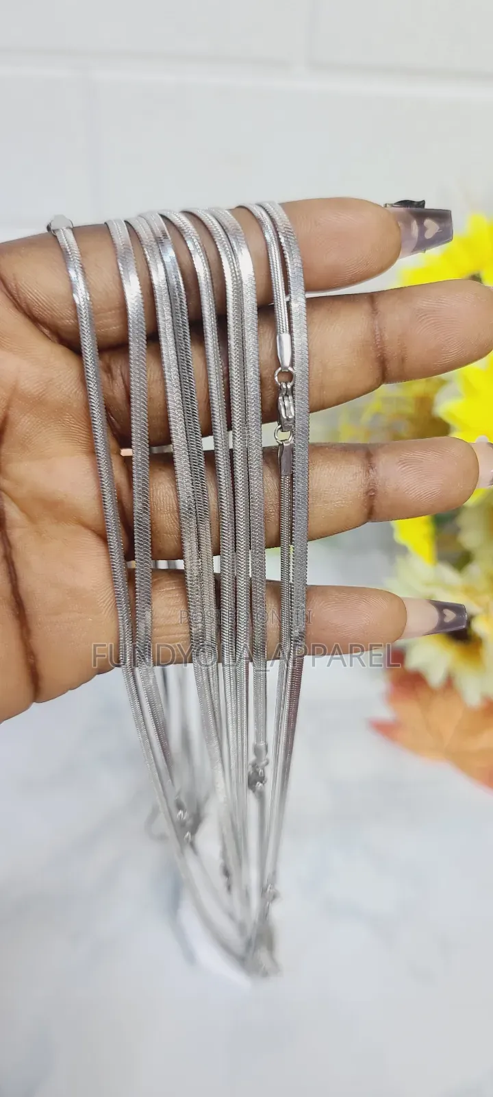 Flat Spiral Stainless Steel Chain