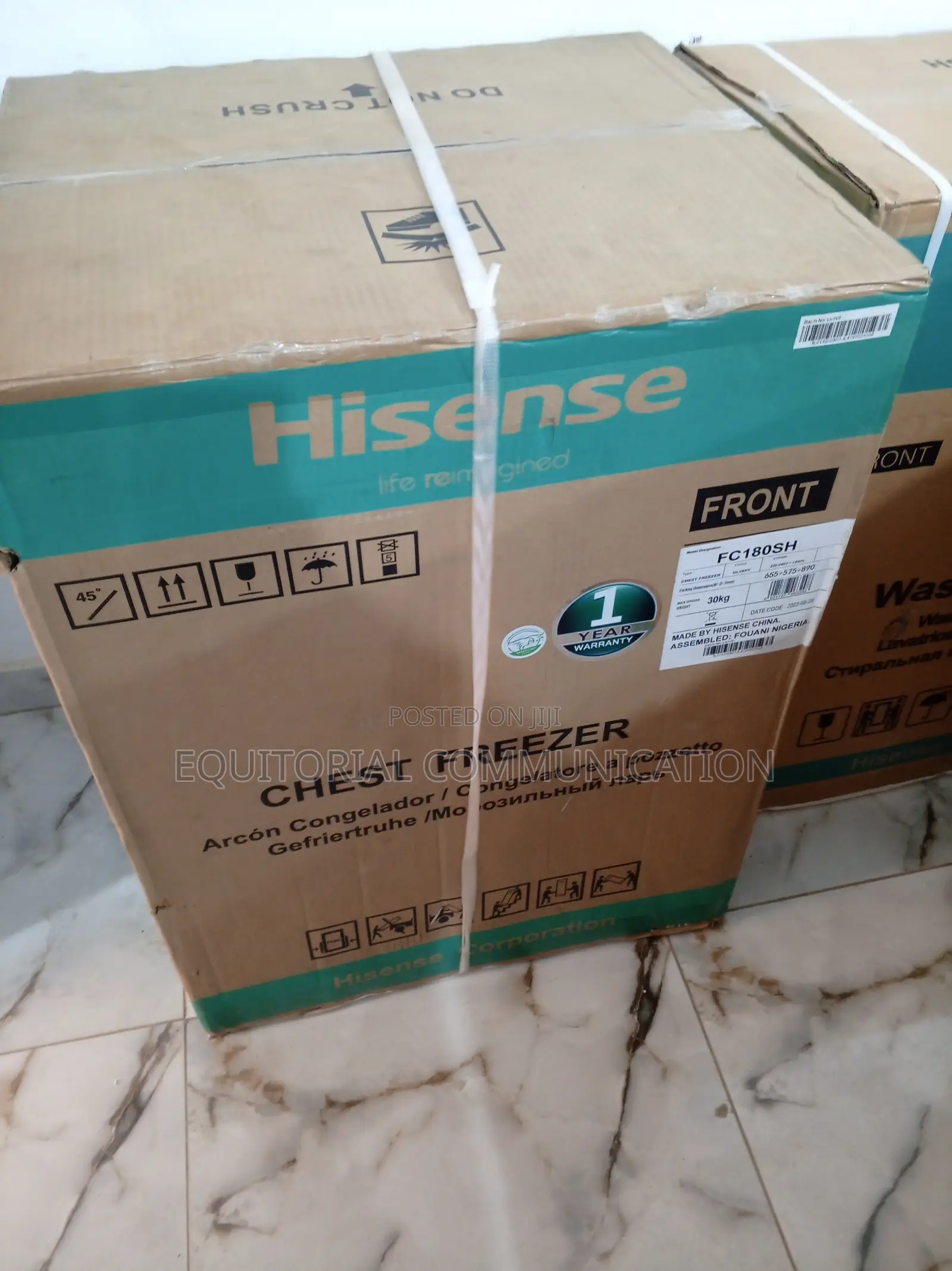 Hisense 180 Litres Chest Freezer (FC180SH) - Silver
