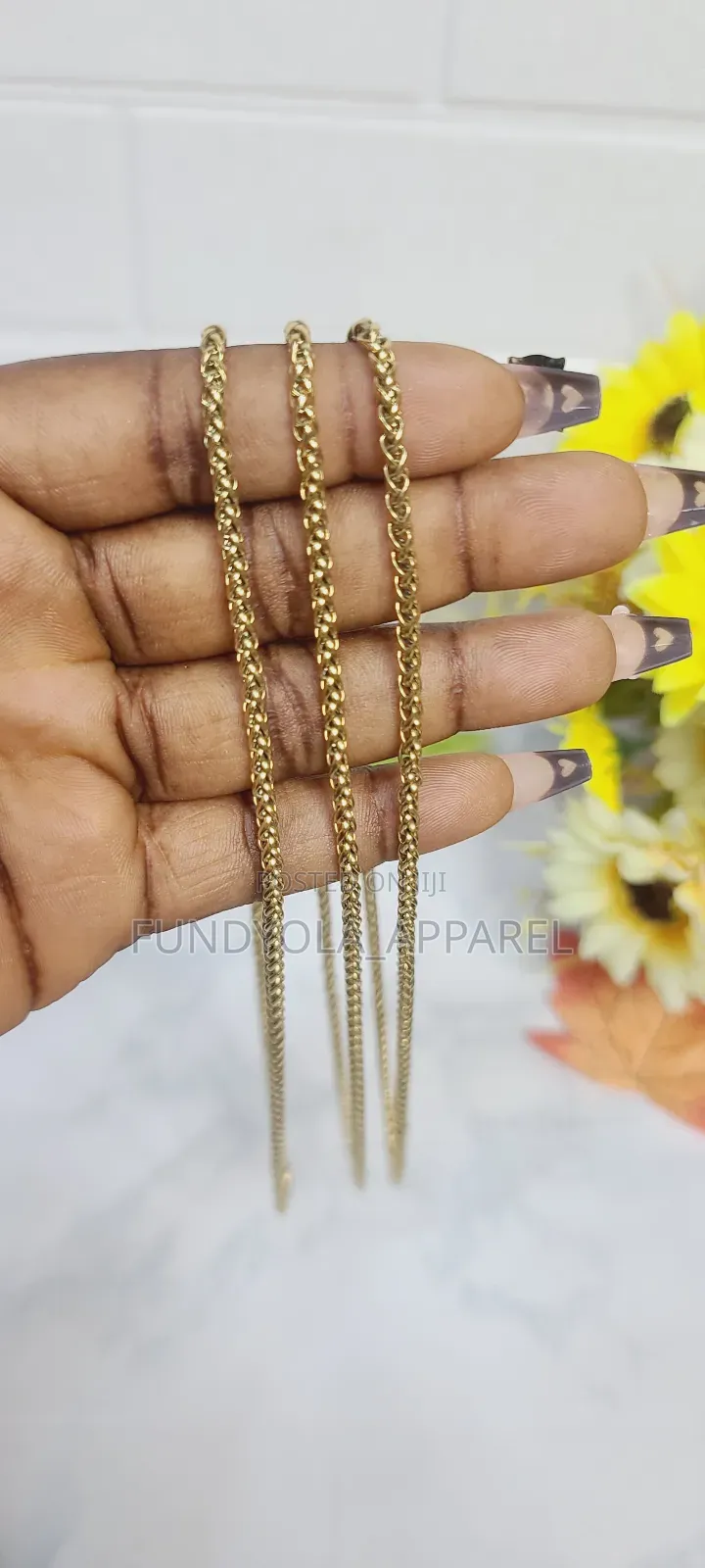 Round Pure Stainless Steel Chain
