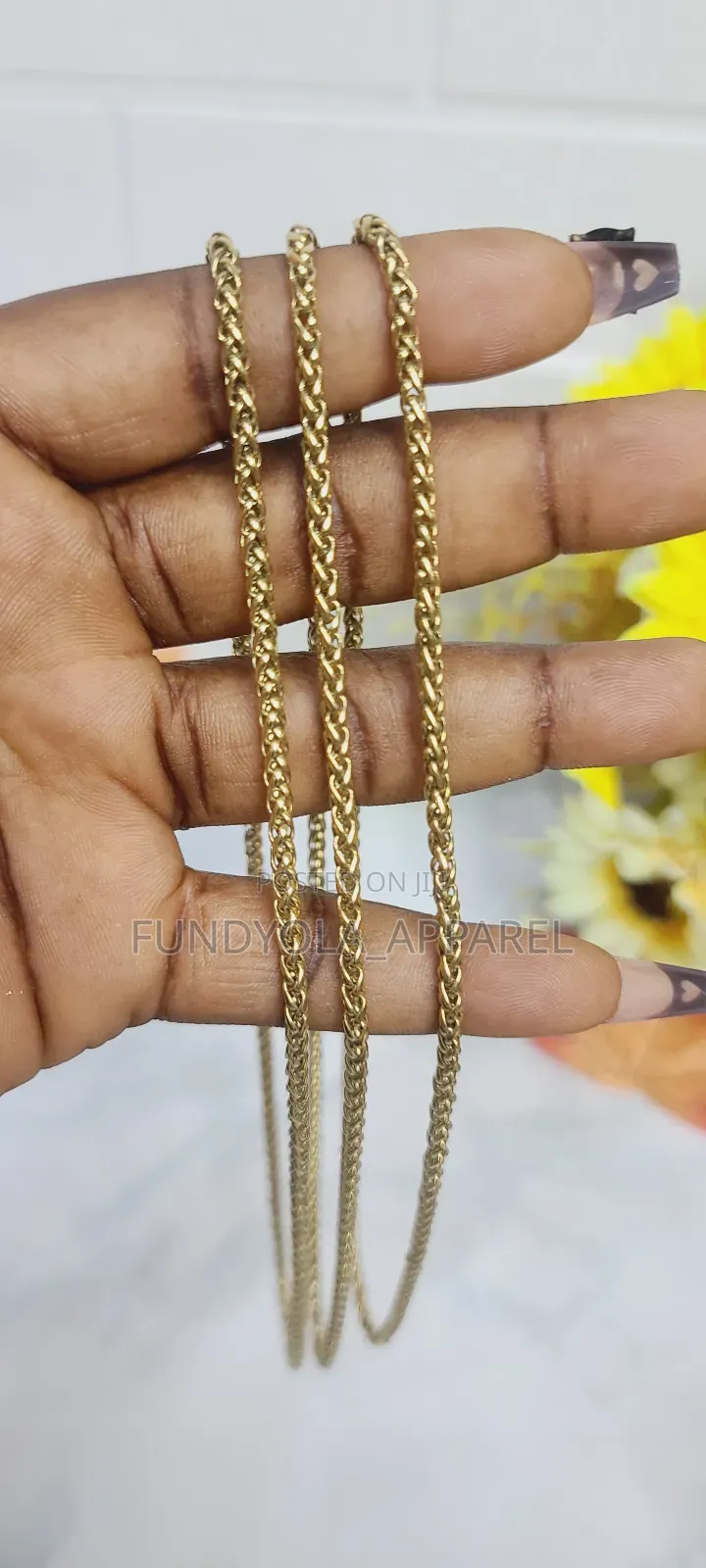 Round Pure Stainless Steel Chain
