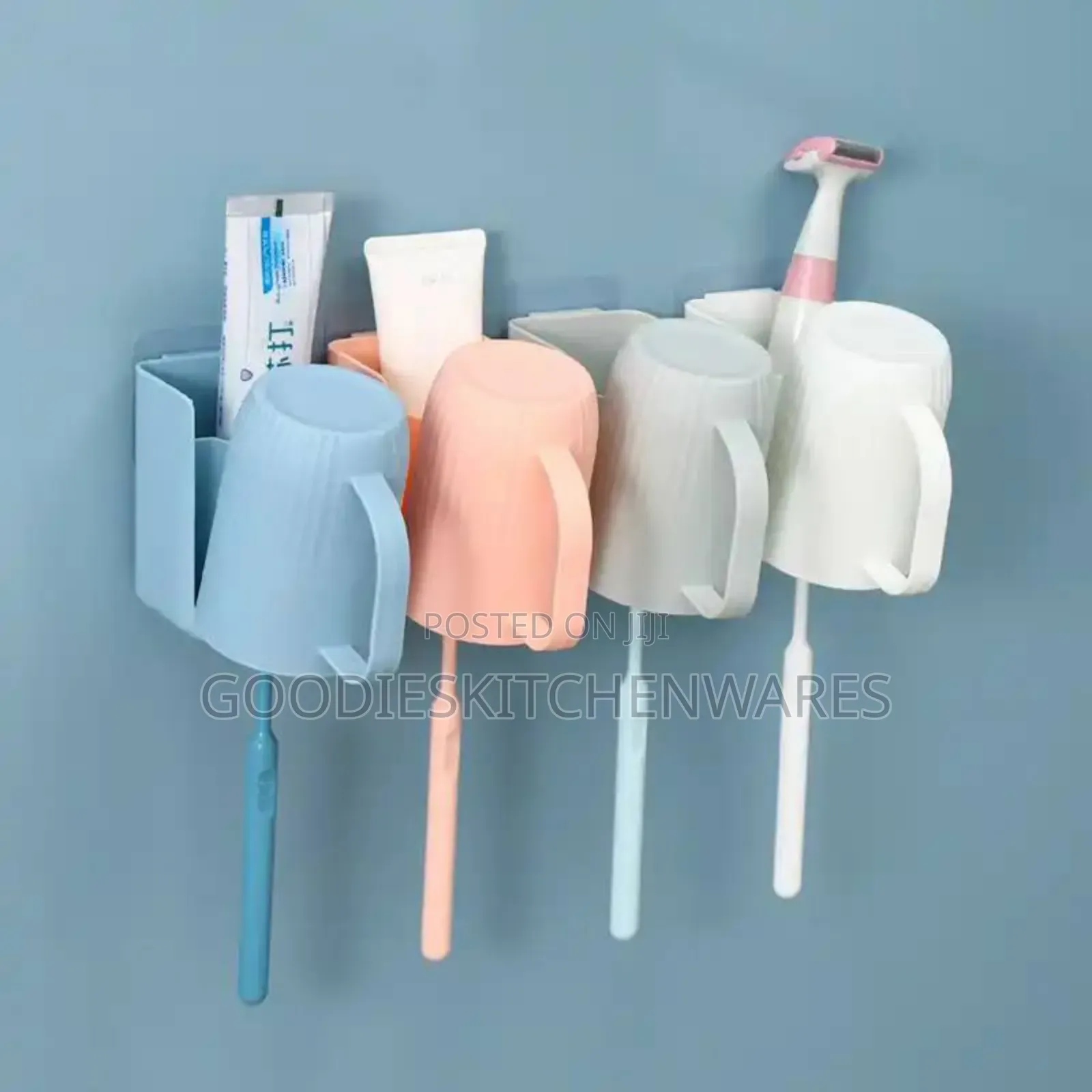 Multifunctional Toothbrush Holder With Cup