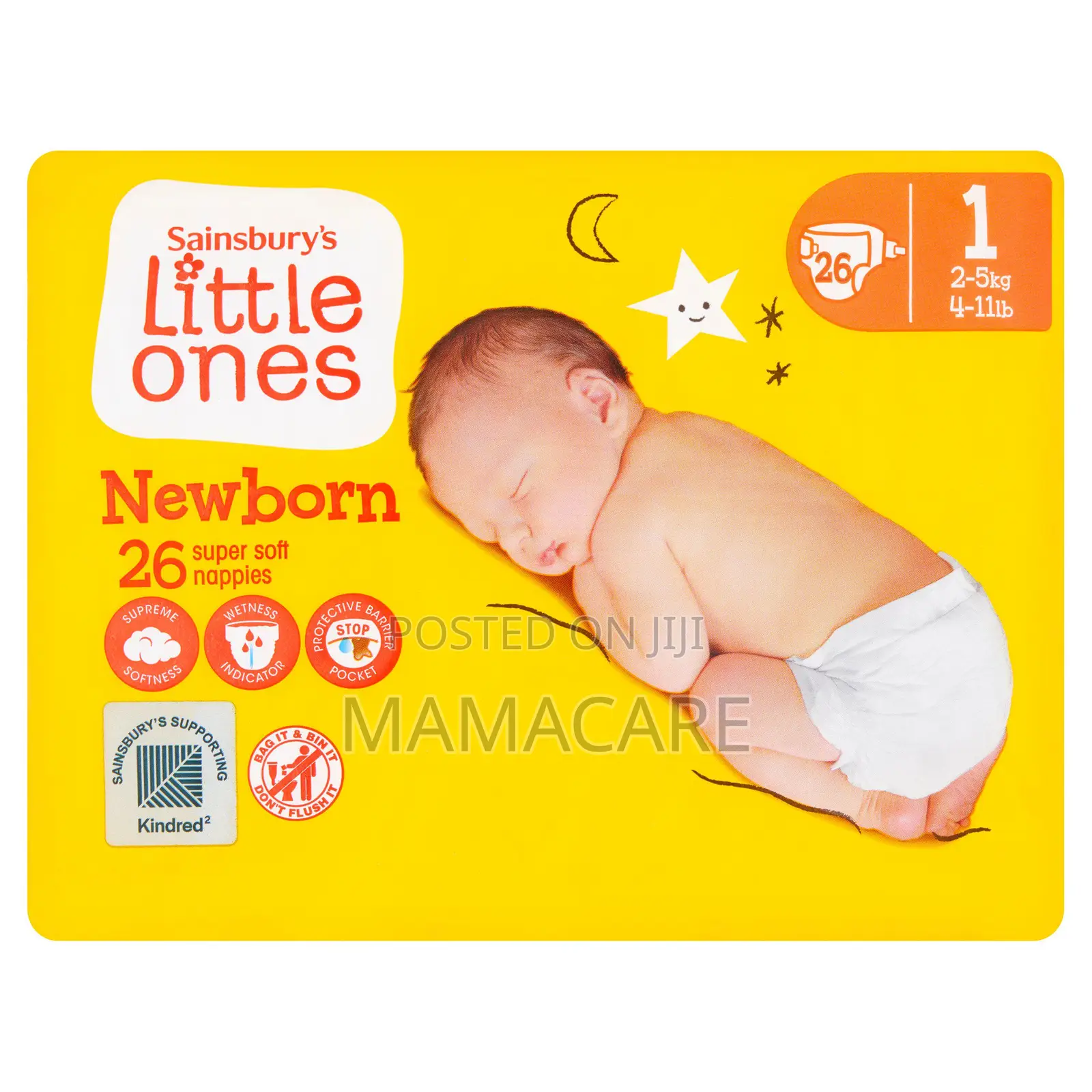 Little Ones Size 1 Newborn 26 Nappies