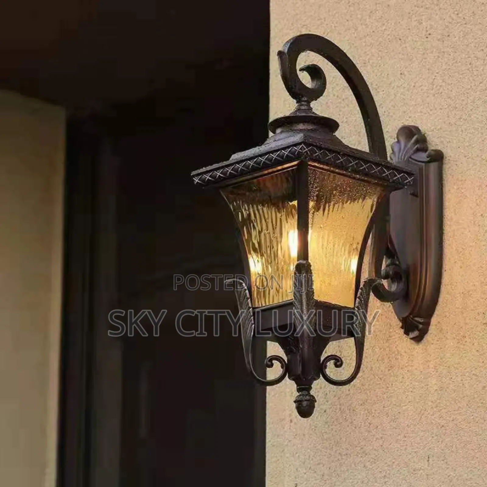 Country Style Cast Gate Lamp Light