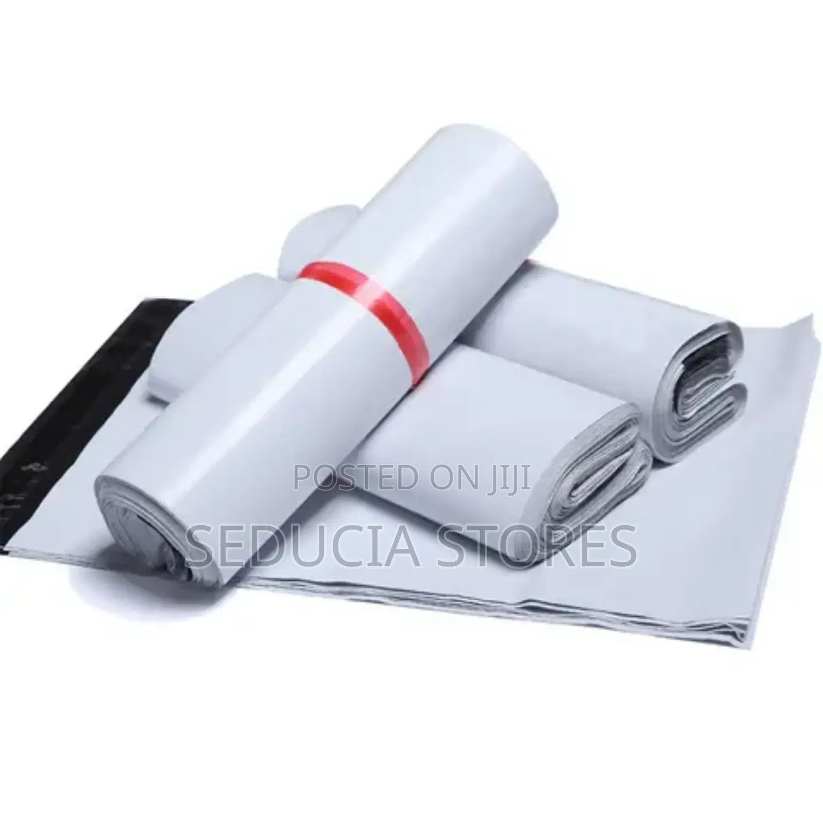 A4 White Courier Nylon Bag (Waterproof Self-Seal)-100 Pieces (20x30cm)