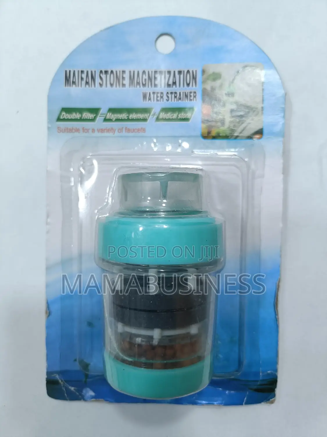 Faucet Water Filter (Magnetized Tap Water Filter) White