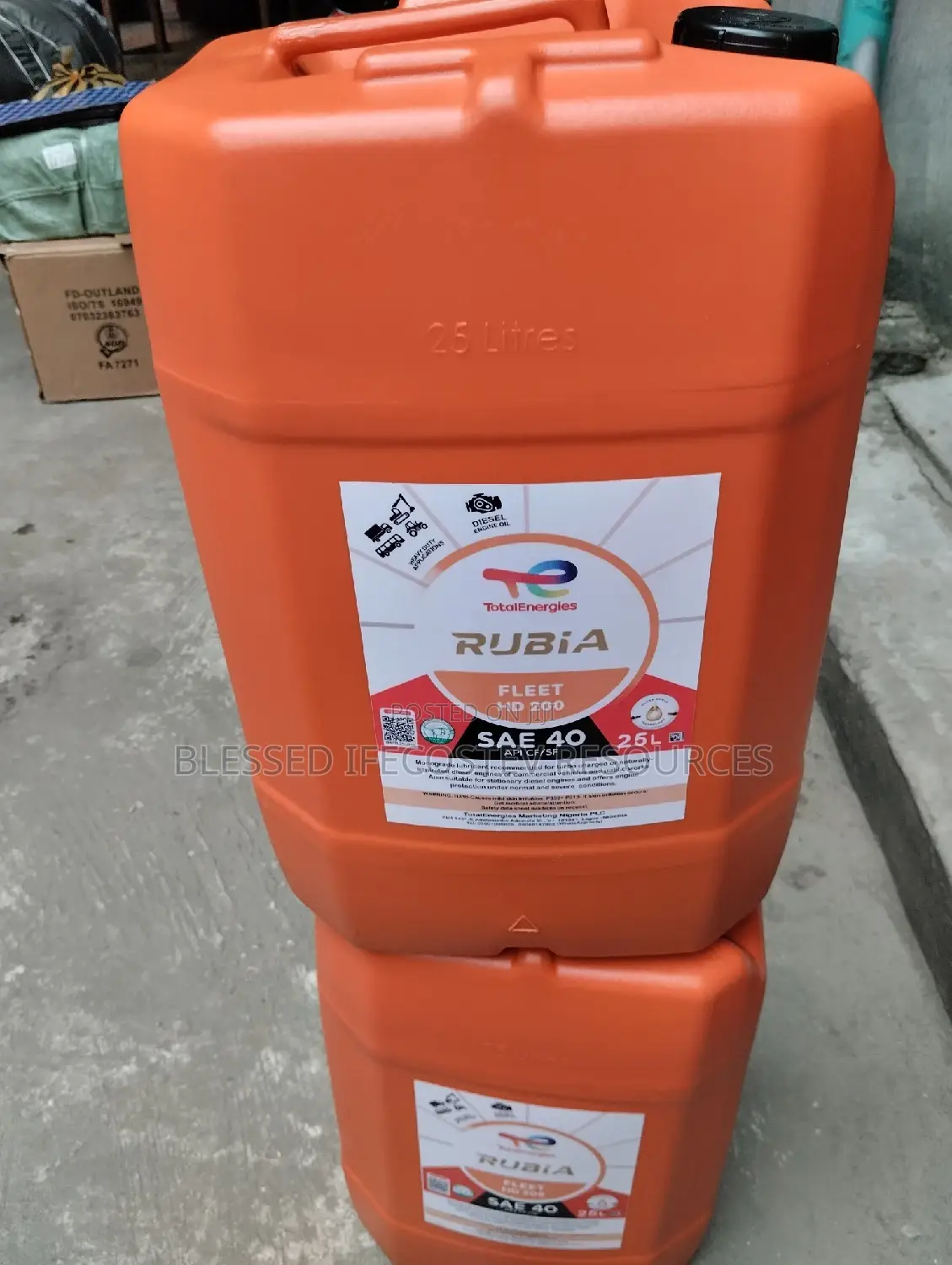 Total Rubia Sea 40 DIESEL Oii 25litrs